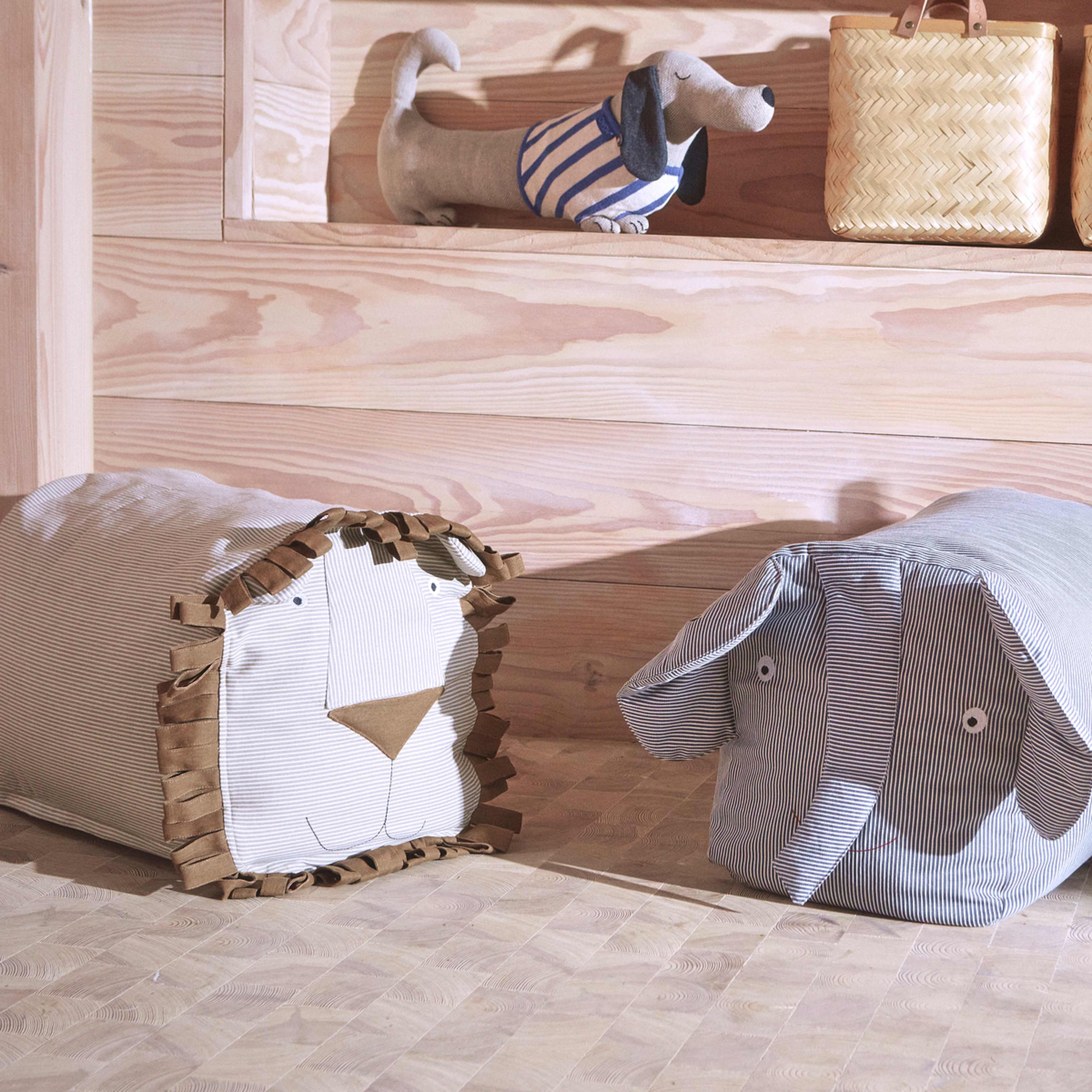 Circus Basket - Set Of 2, från OYOY Mini, i färgen blue. Klicka för att öppna bilden i stort format