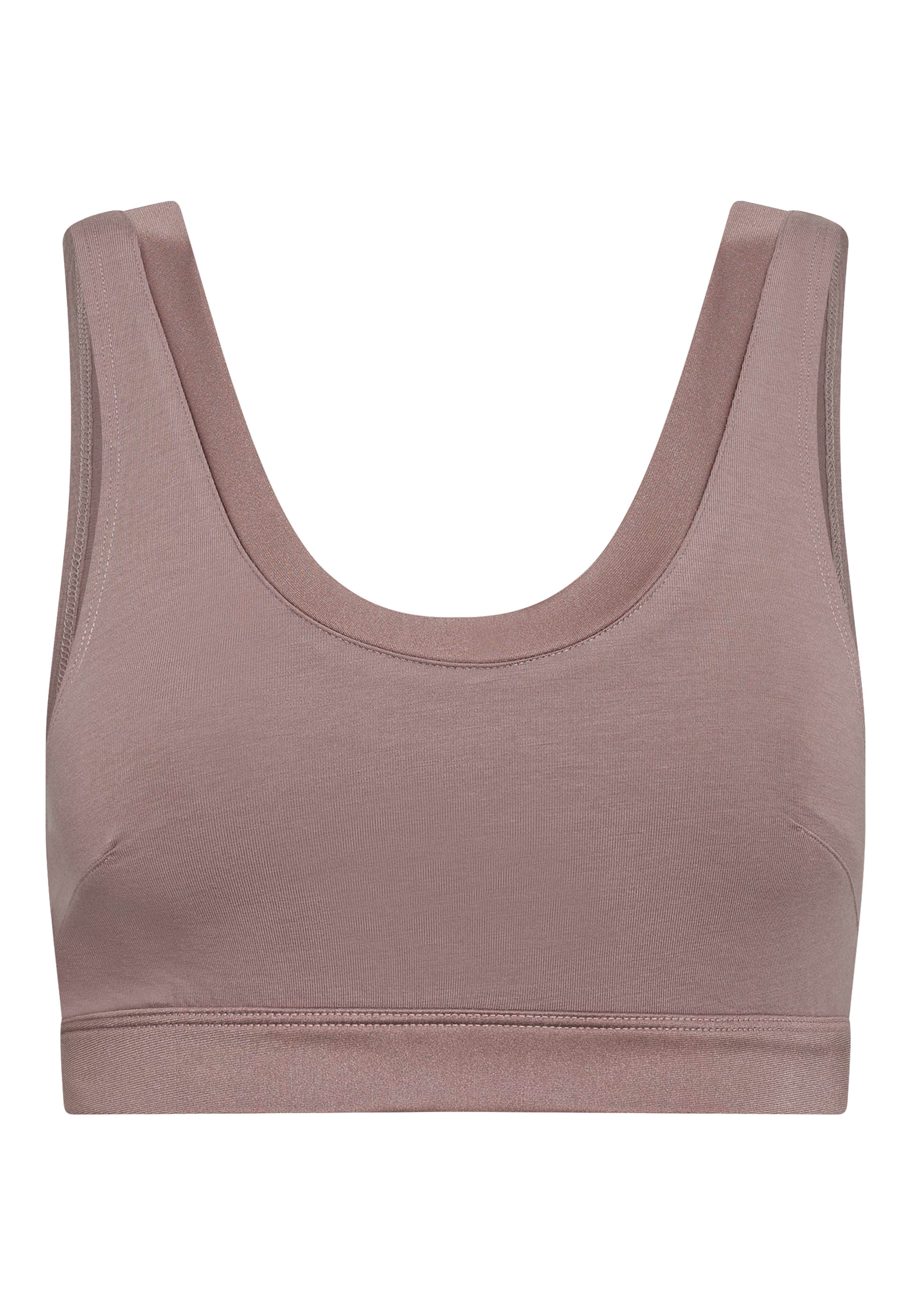 Ekologisk Bambuviskos, 3-pack Bh Top, Svart