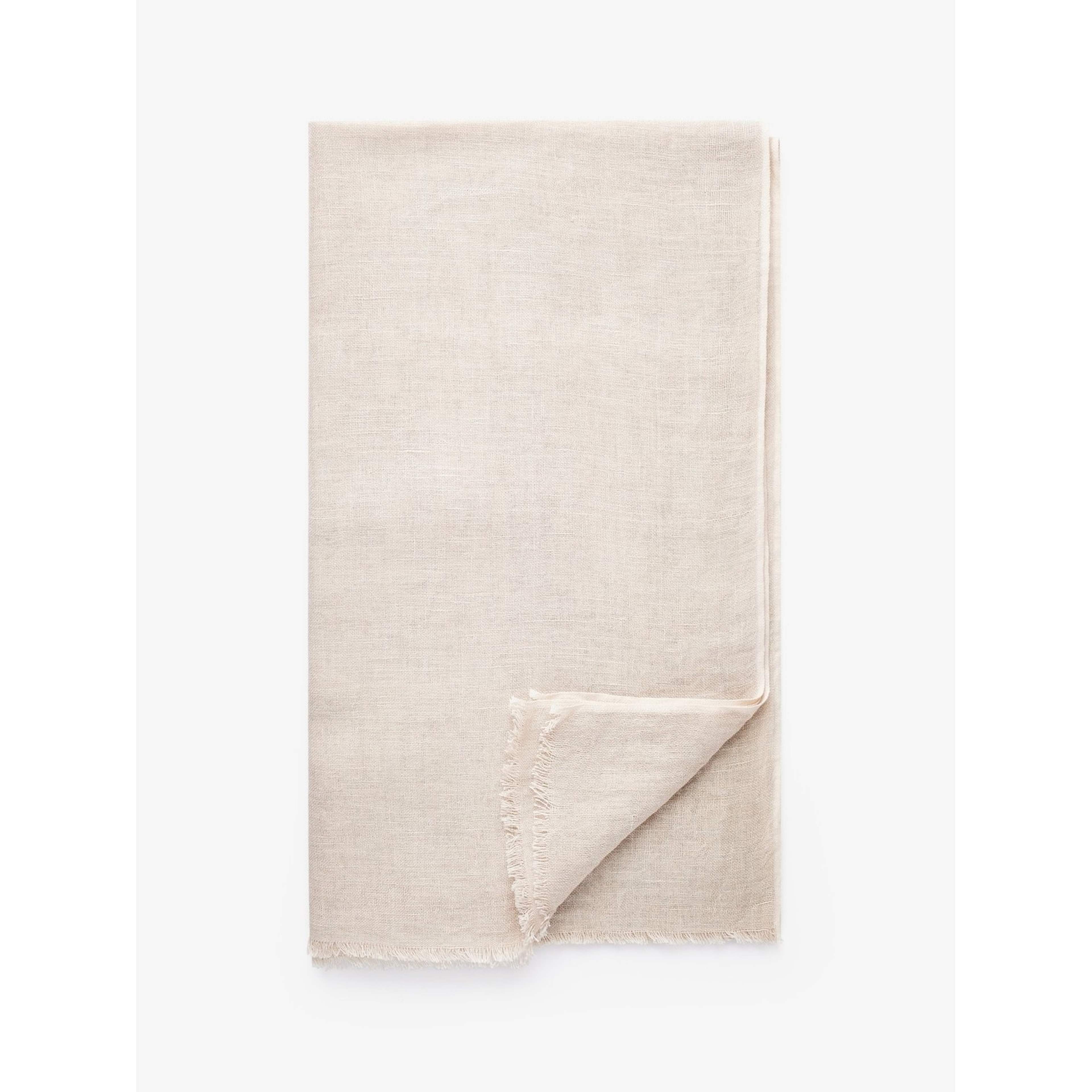 Linen Cotton Solid Scarf