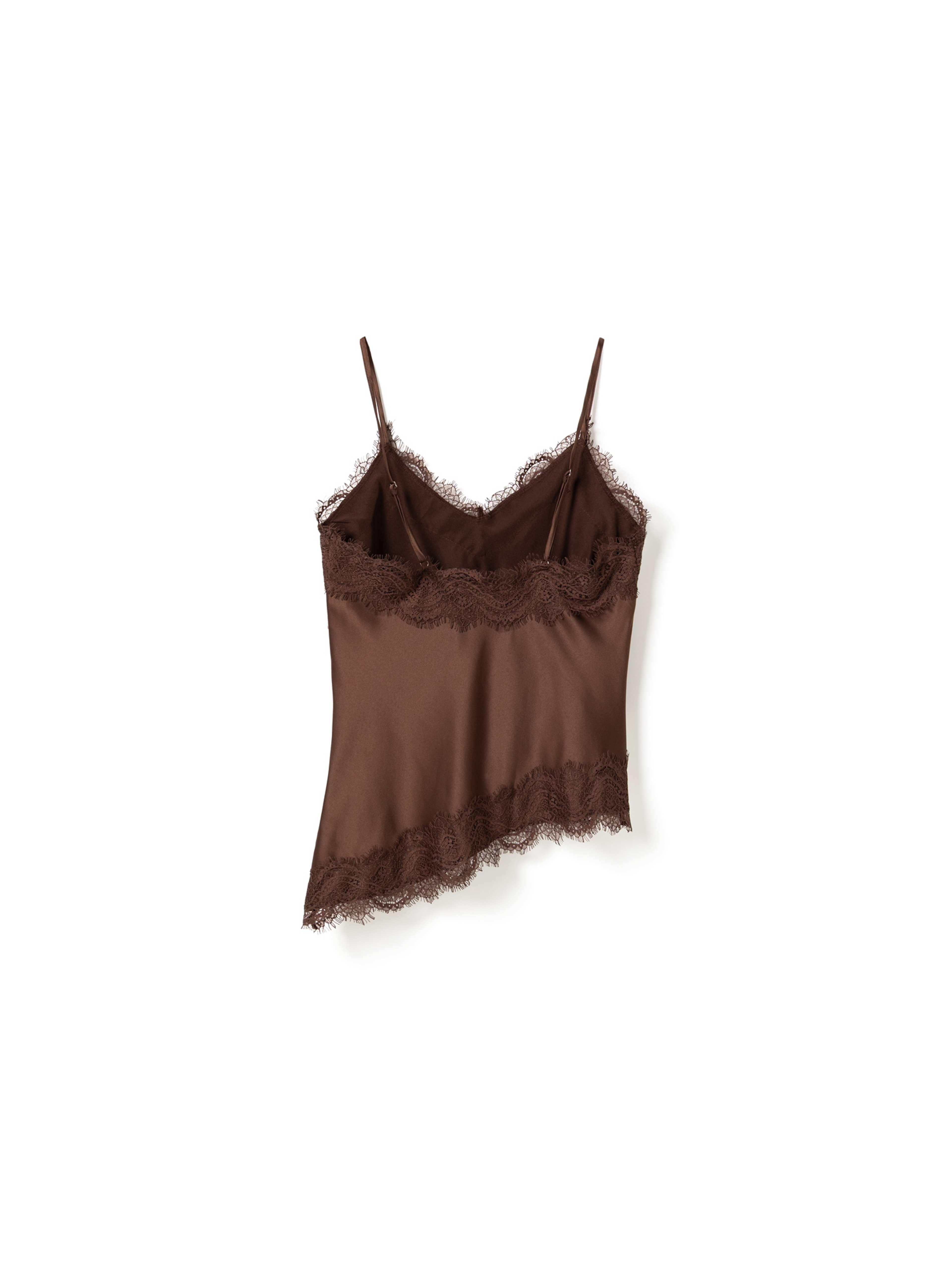 N-minne Blouse - Chocolate, från Noella, i färgen chocolate. Klicka för att öppna bilden i stort format