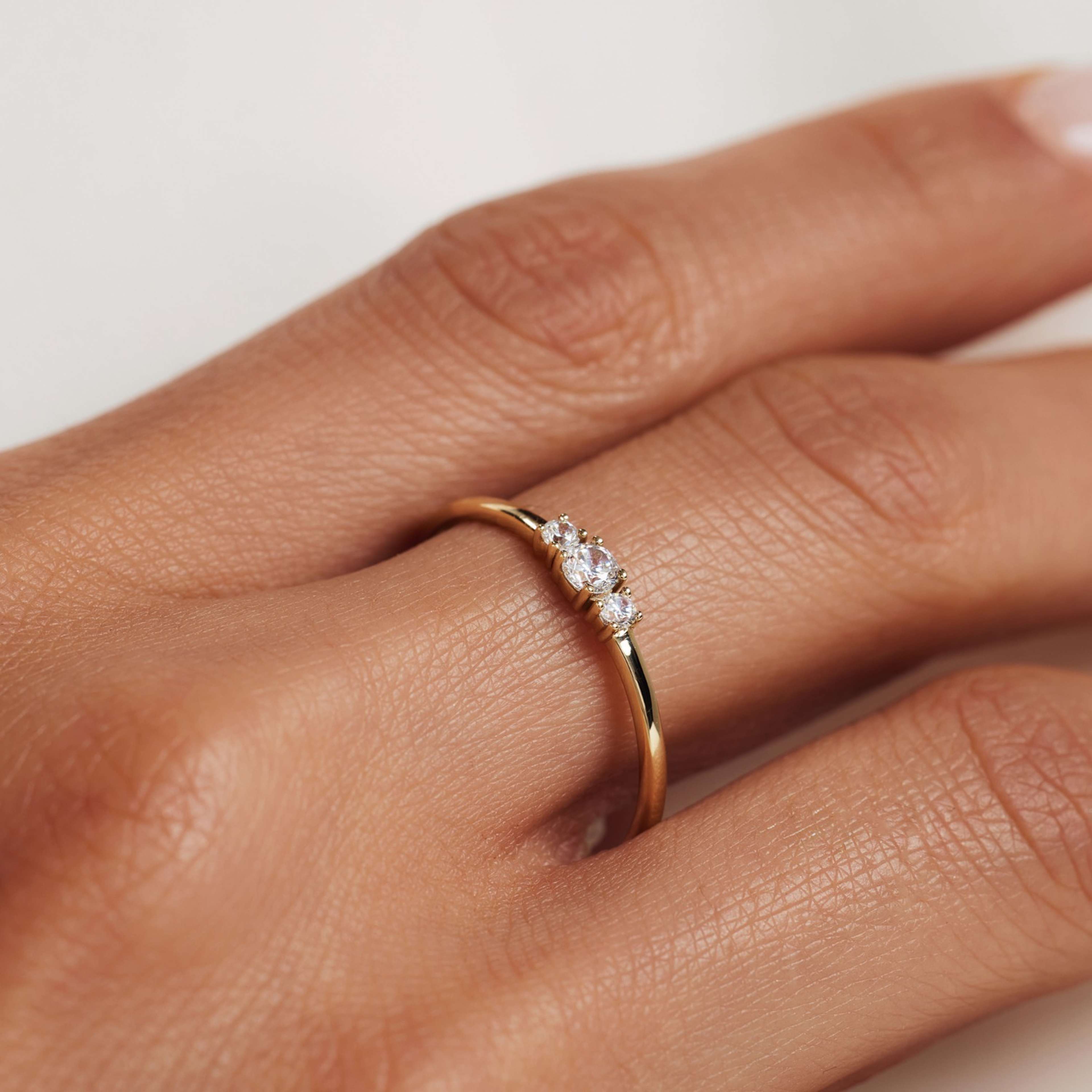Rivoli 14 Karat Guld Ring