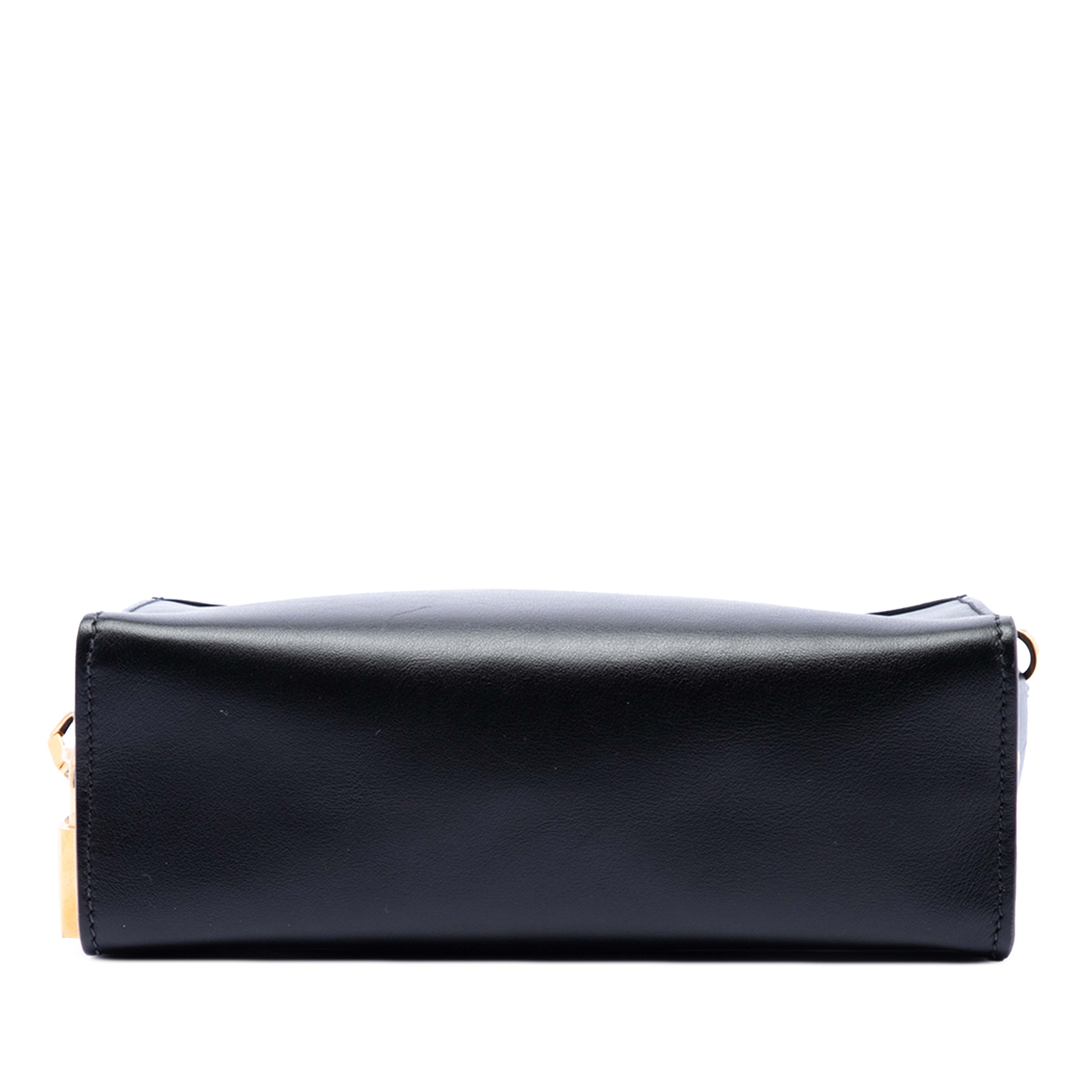 Prada City Calf And Saffiano Lip Print Esplanade Crossbody, från Luxclusif, i färgen black. Klicka för att öppna bilden i stort format