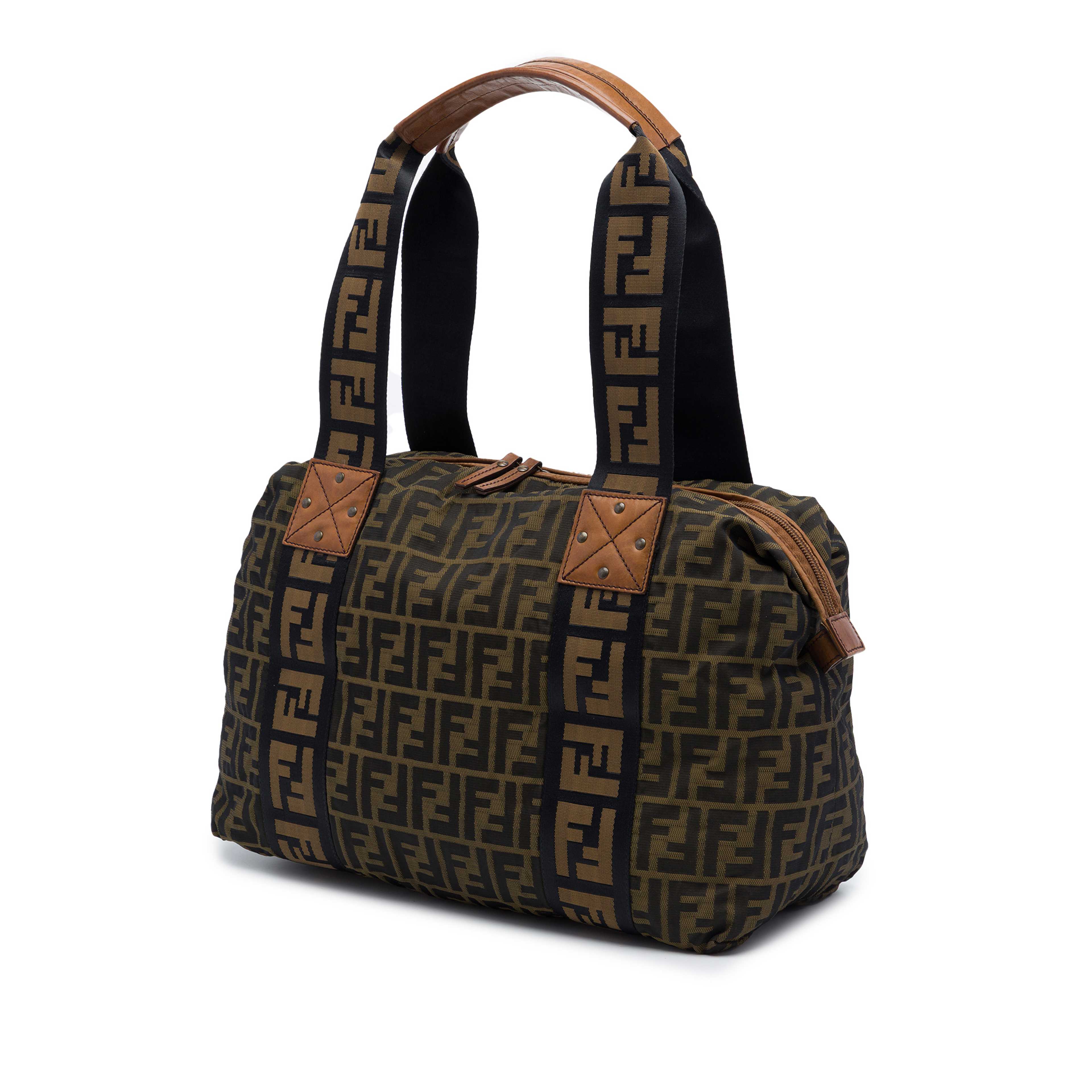 Fendi Zucca Canvas Tote, från Luxclusif, i färgen brun. Klicka för att öppna bilden i stort format