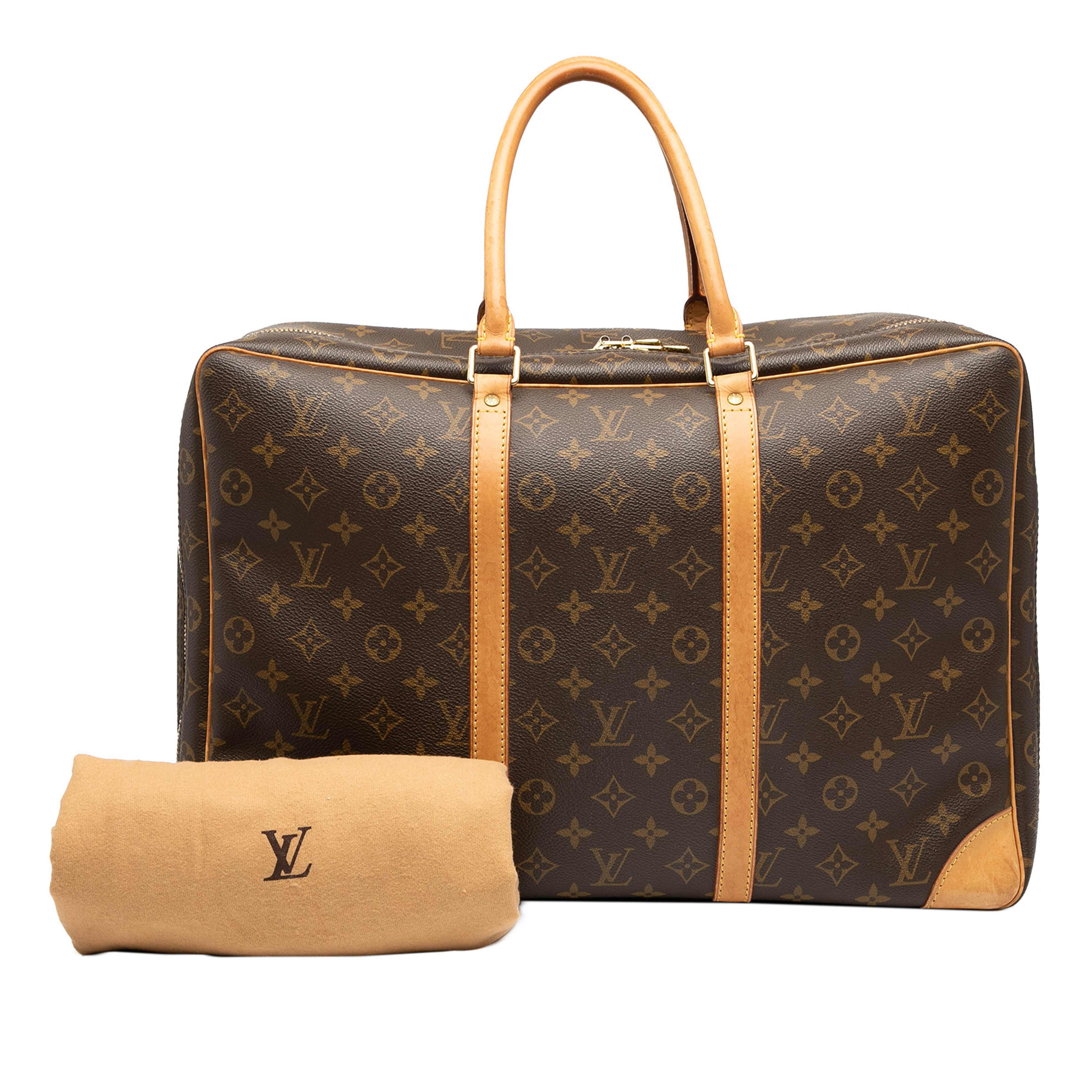 Louis Vuitton Monogram Sirius 45, från Luxclusif, i färgen brun. Klicka för att öppna bilden i stort format