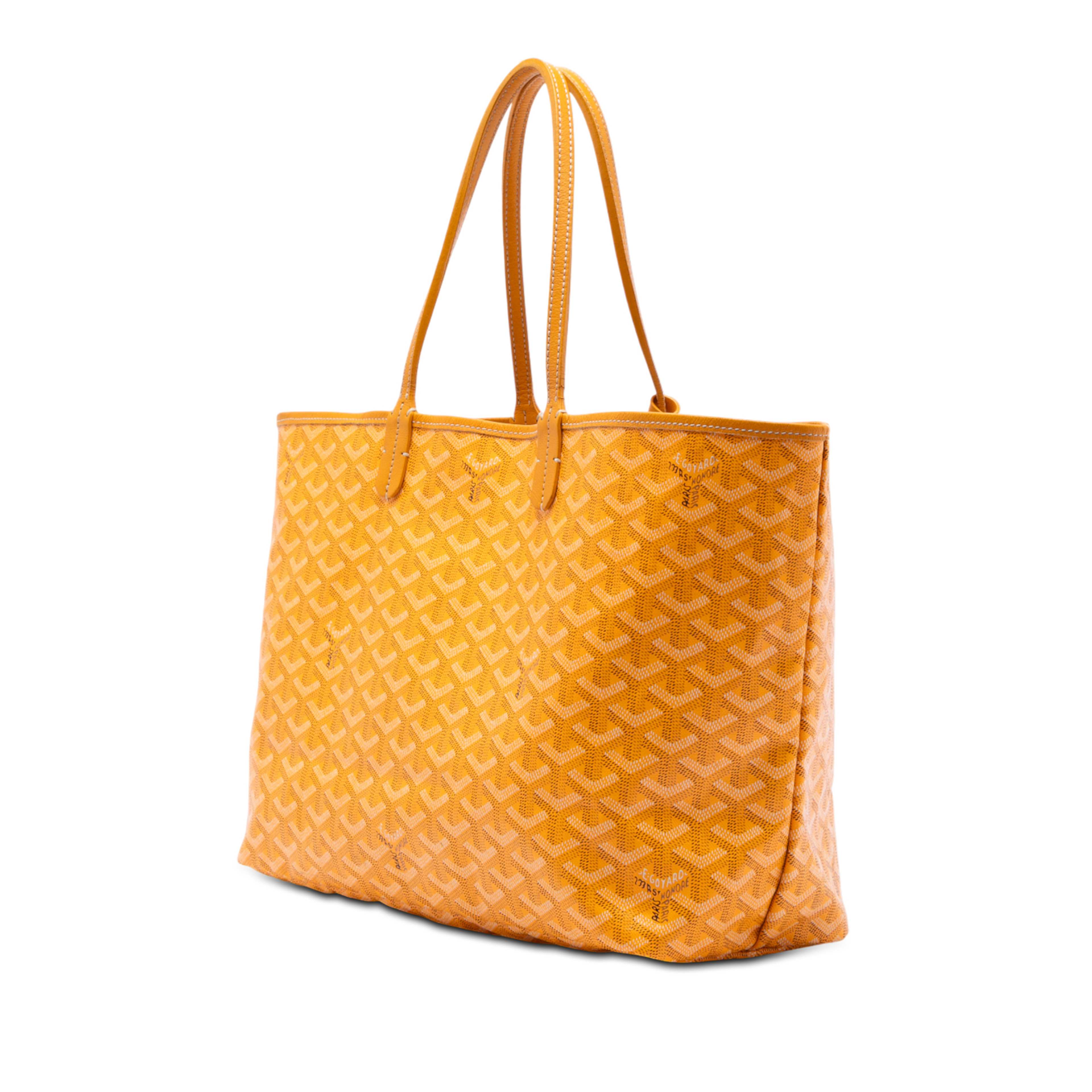 Goyard Goyardine Saint Louis Pm, från Luxclusif, i färgen gul. Klicka för att öppna bilden i stort format