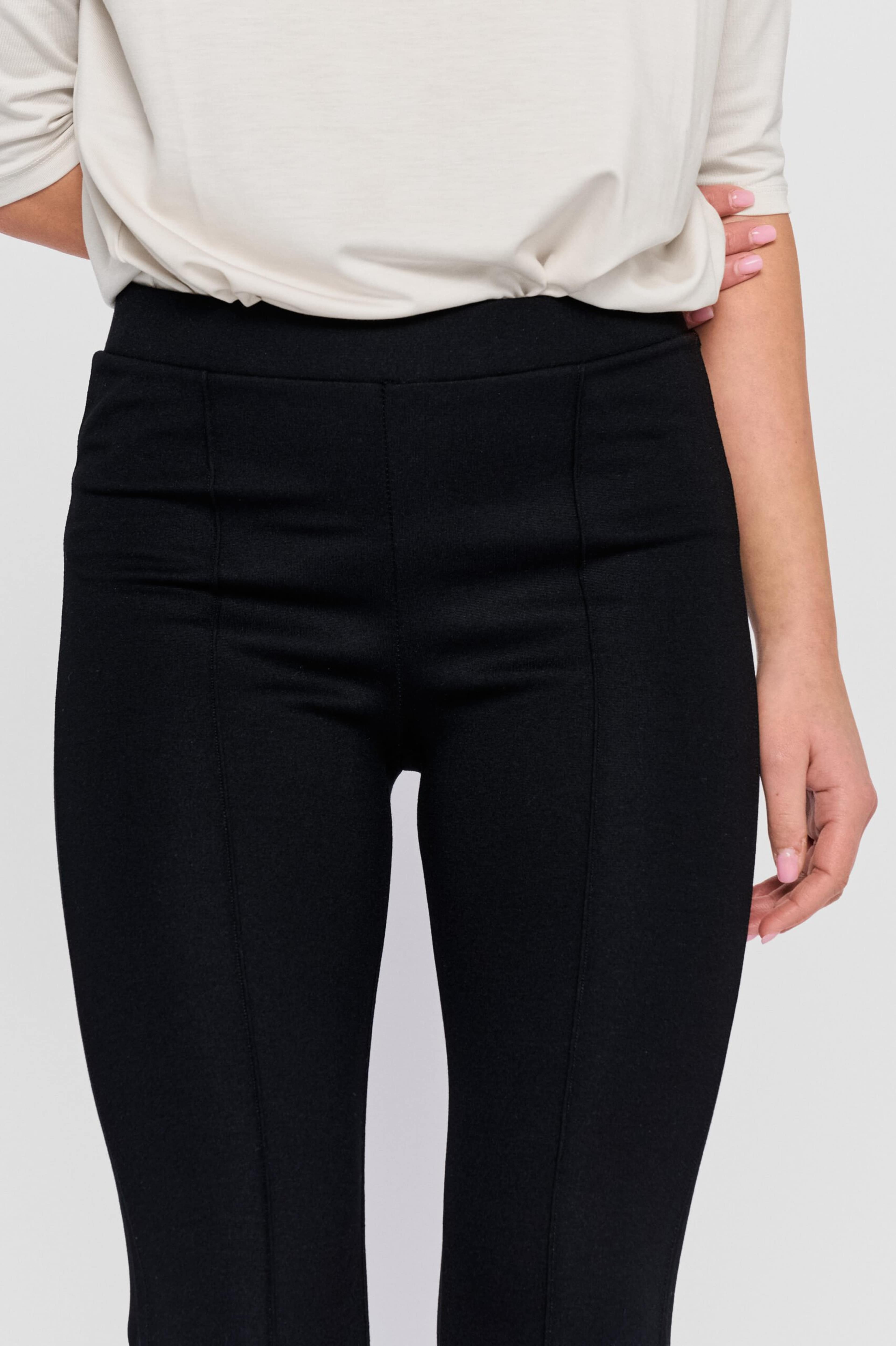 Lou Straight Pants - Black