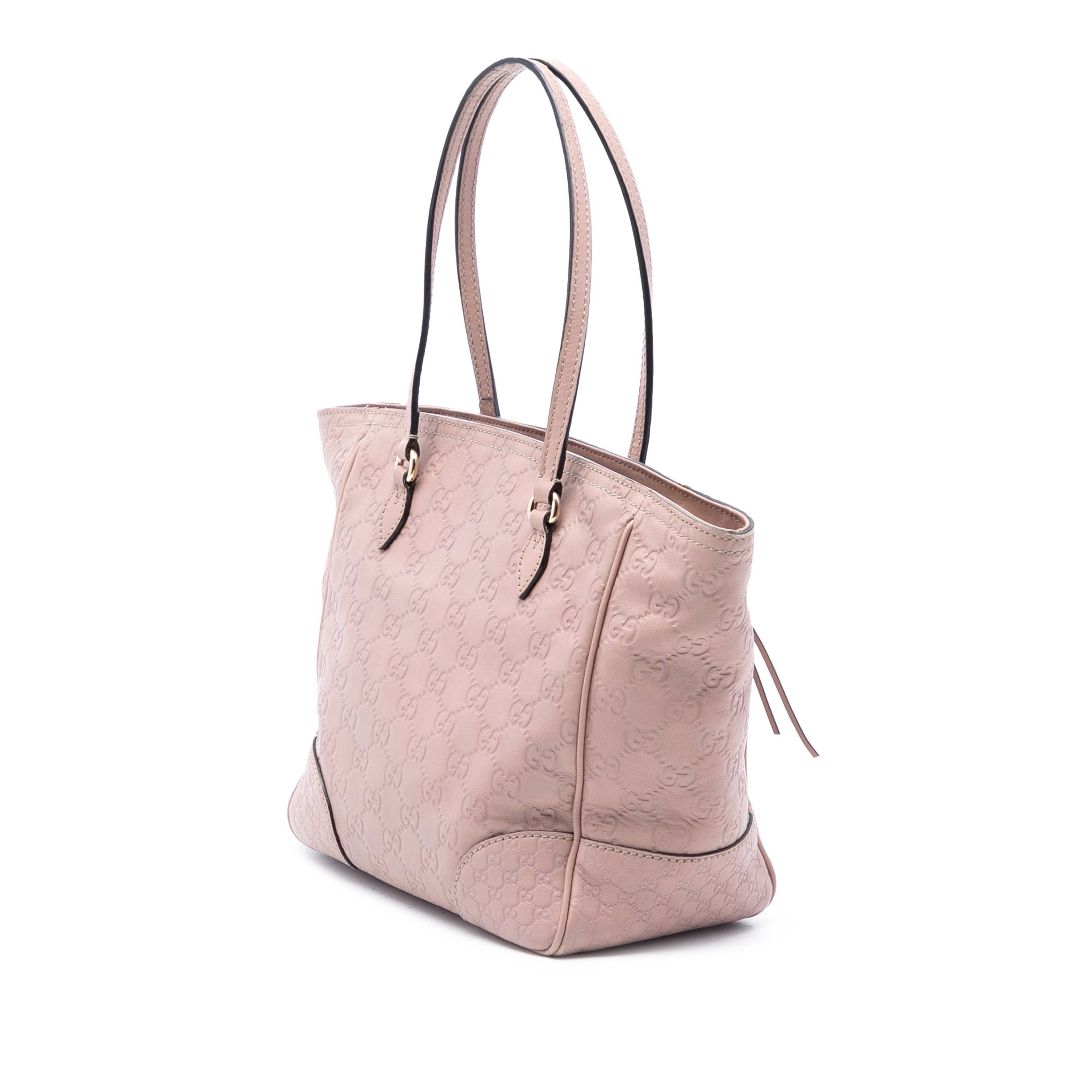 Gucci Guccissima Bree Tote, från Luxclusif, i färgen light pink. Klicka för att öppna bilden i stort format