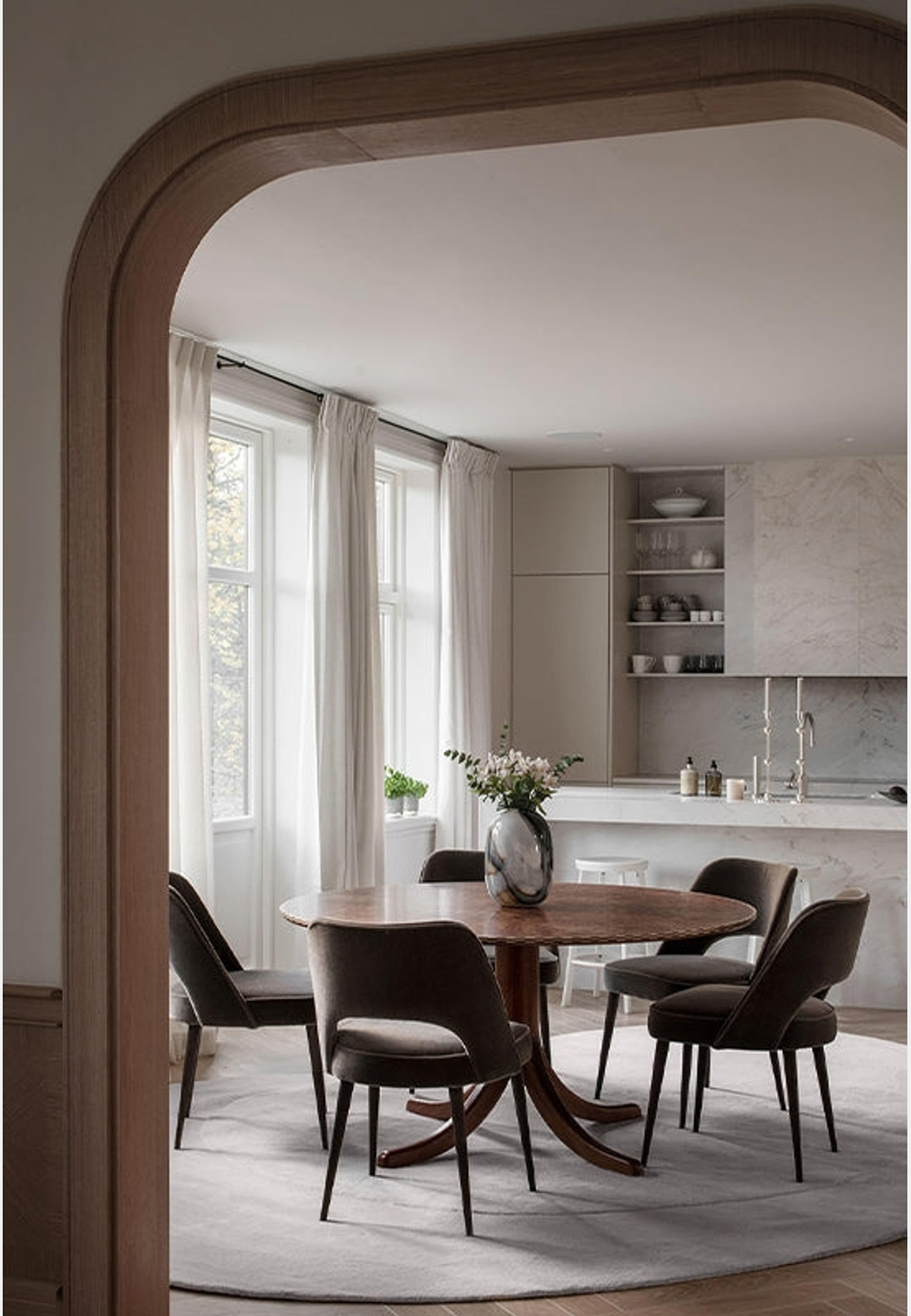 Residue New Pearl Ullmatta, från Layered, i färgen new pearl. Klicka för att öppna bilden i stort format