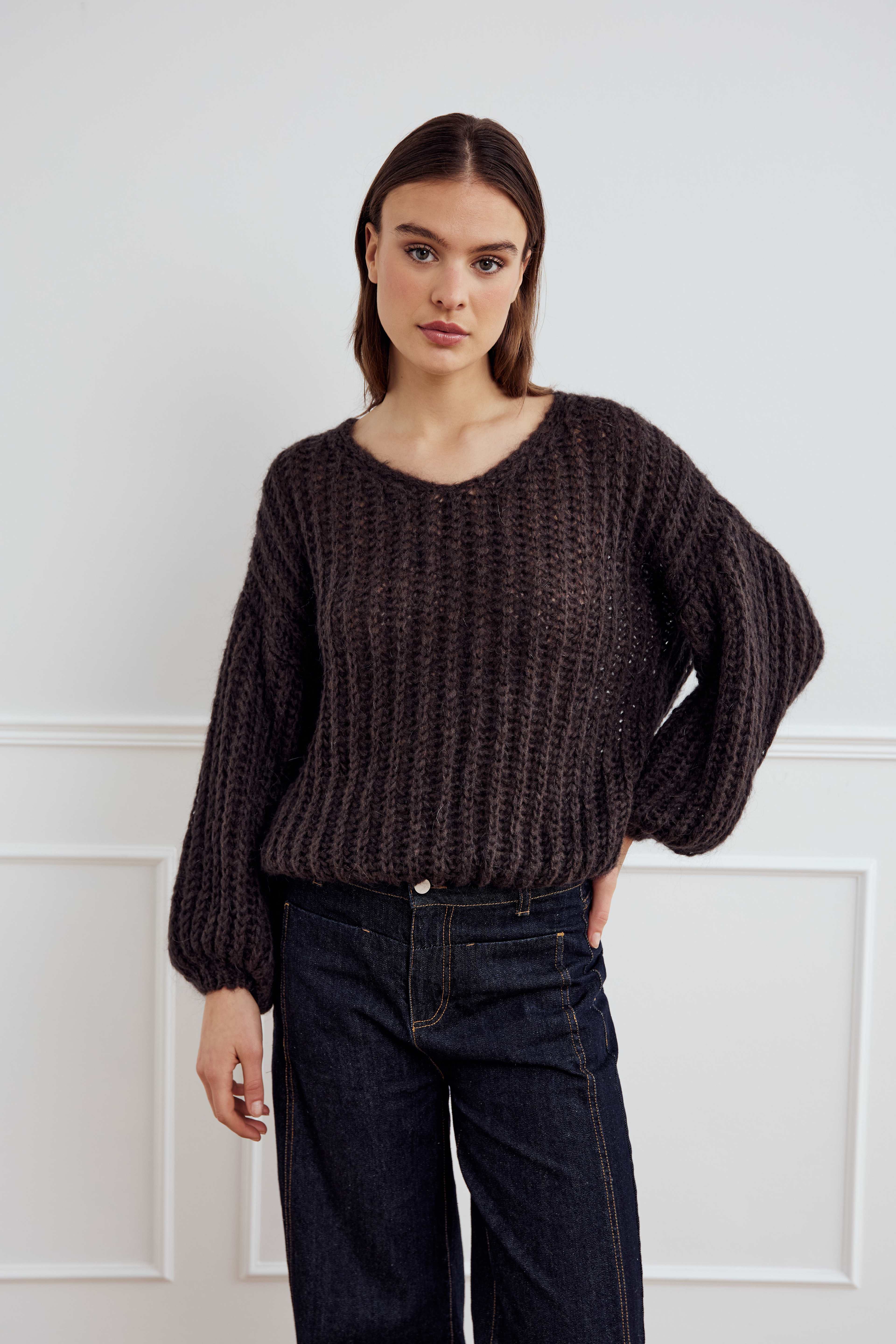 Joseph Knit Sweater - Black