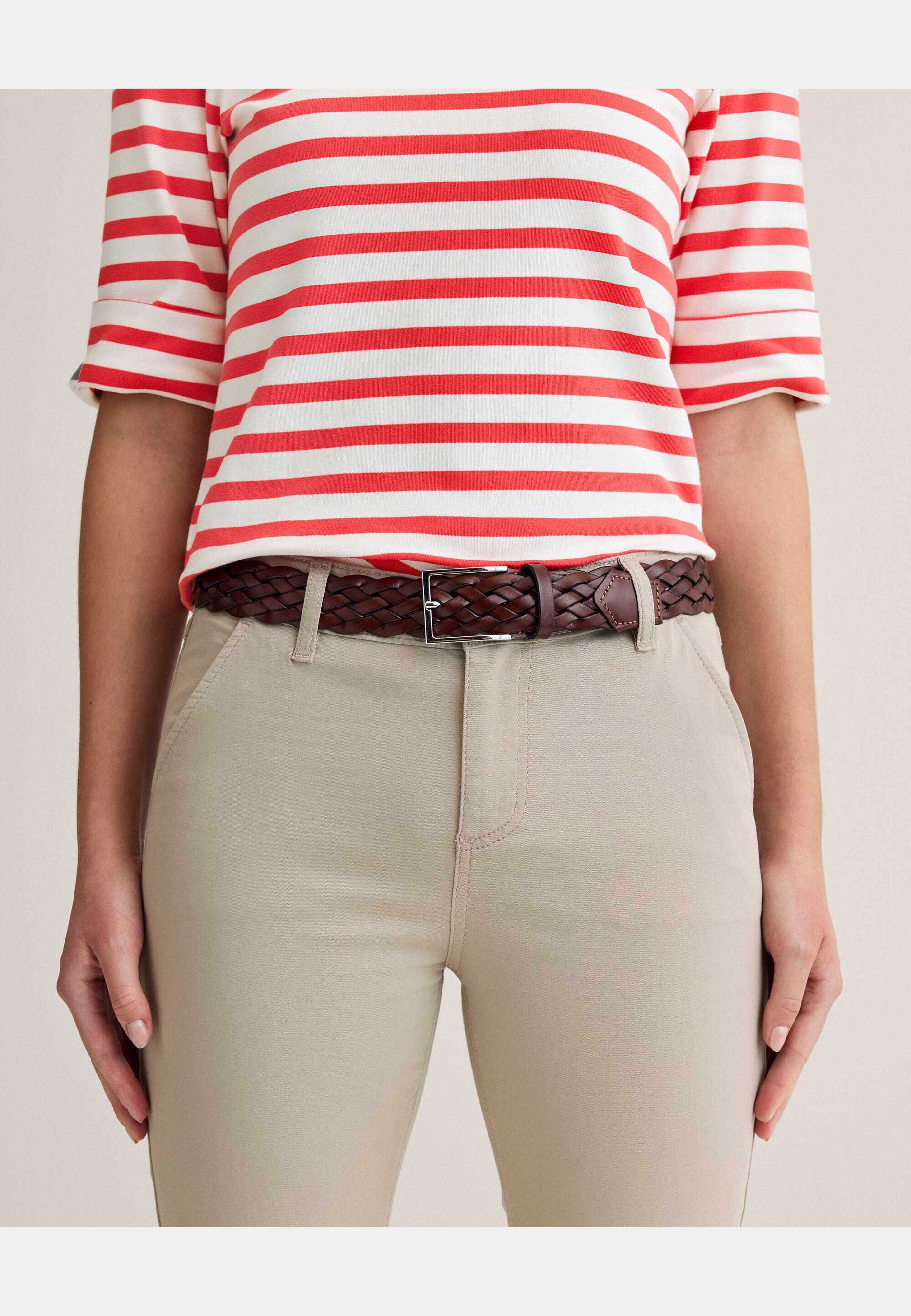 Palermo Braided Belt, från Newhouse, i färgen brun. Klicka för att öppna bilden i stort format