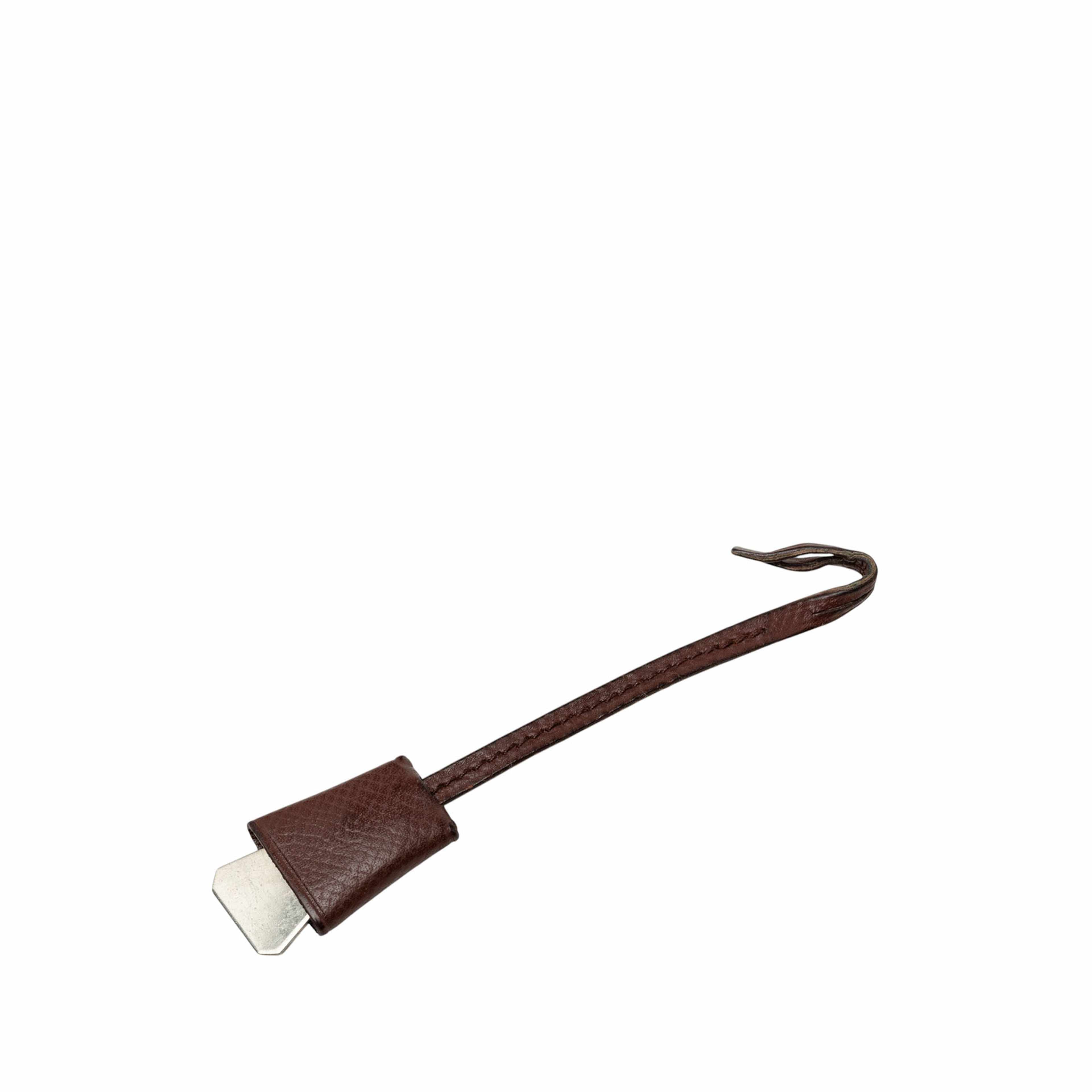 Hermès Mini Epsom Clochette, från Luxclusif, i färgen brun. Klicka för att öppna bilden i stort format