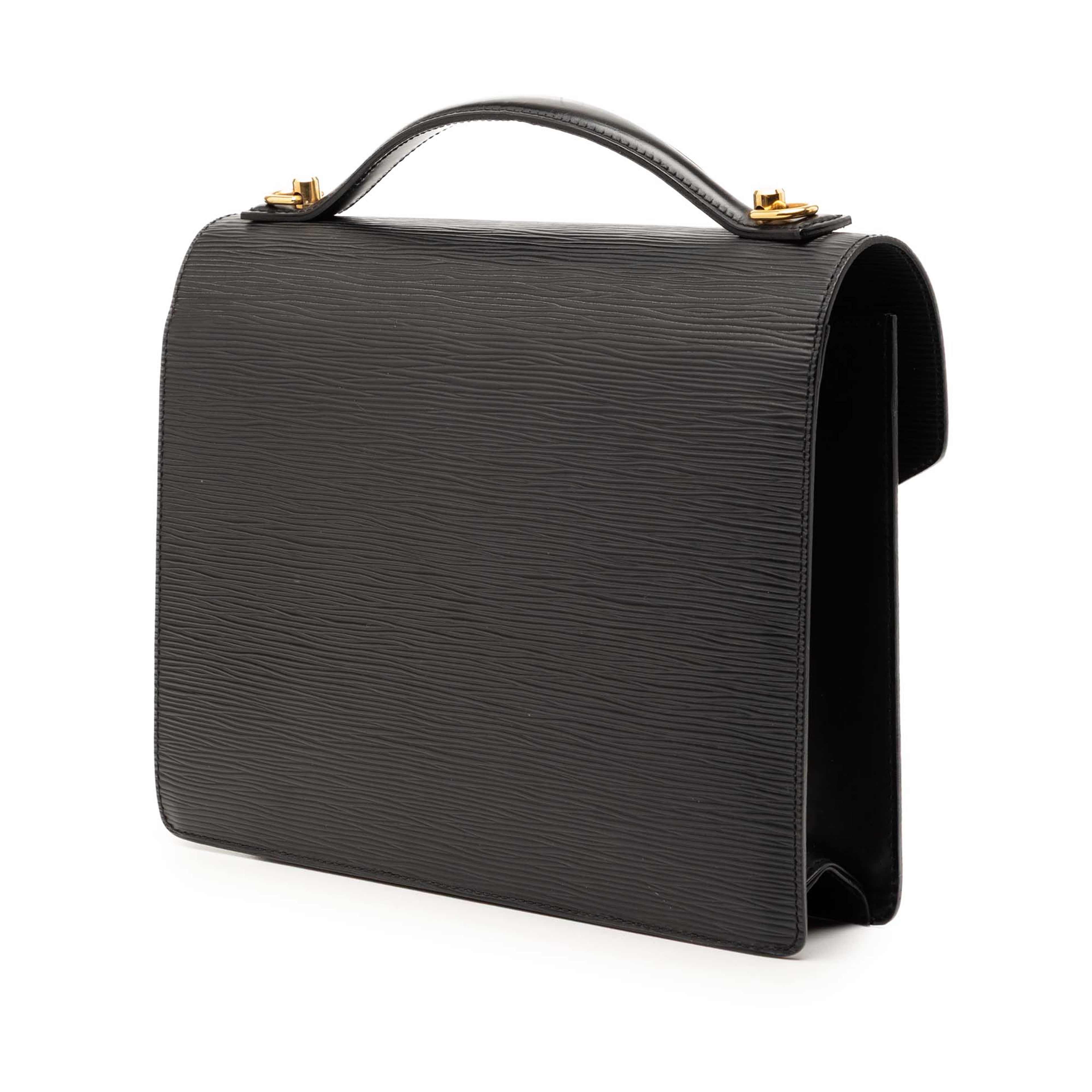 Louis Vuitton Epi Monceau 28, från Luxclusif, i färgen svart. Klicka för att öppna bilden i stort format
