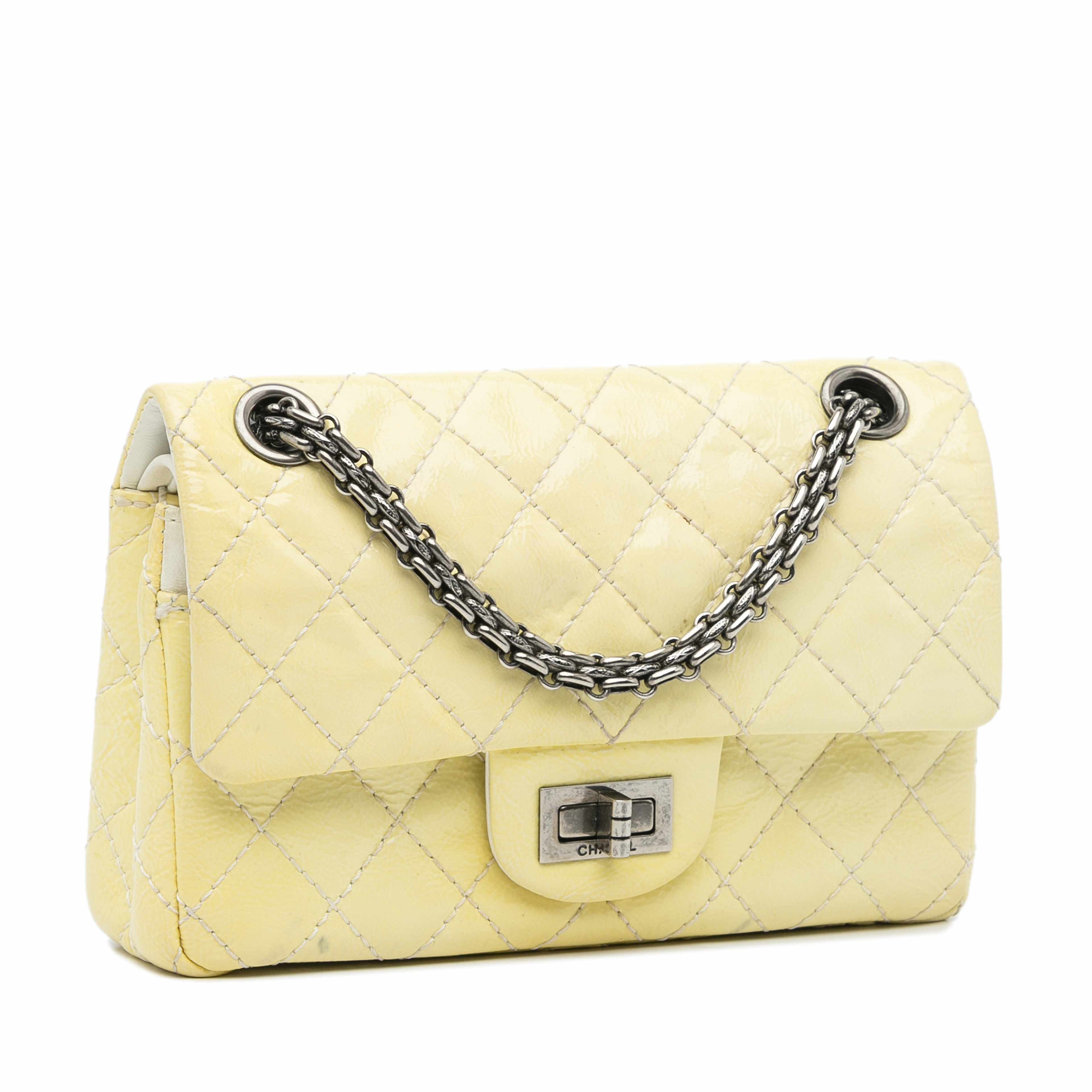Chanel Mini Reissue 2.55 Patent Double Flap