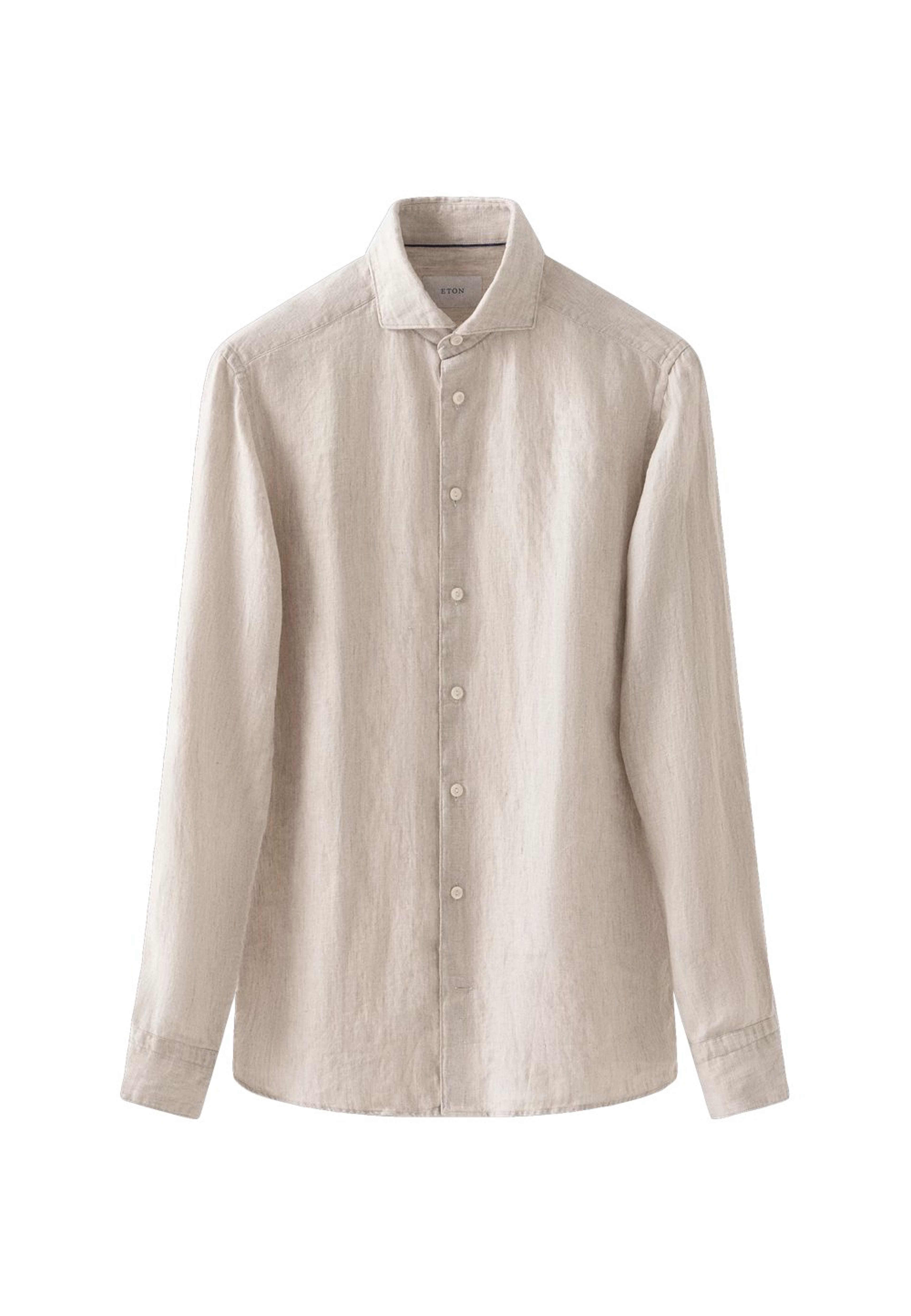 Linne Twill-skjorta Slim Fit
