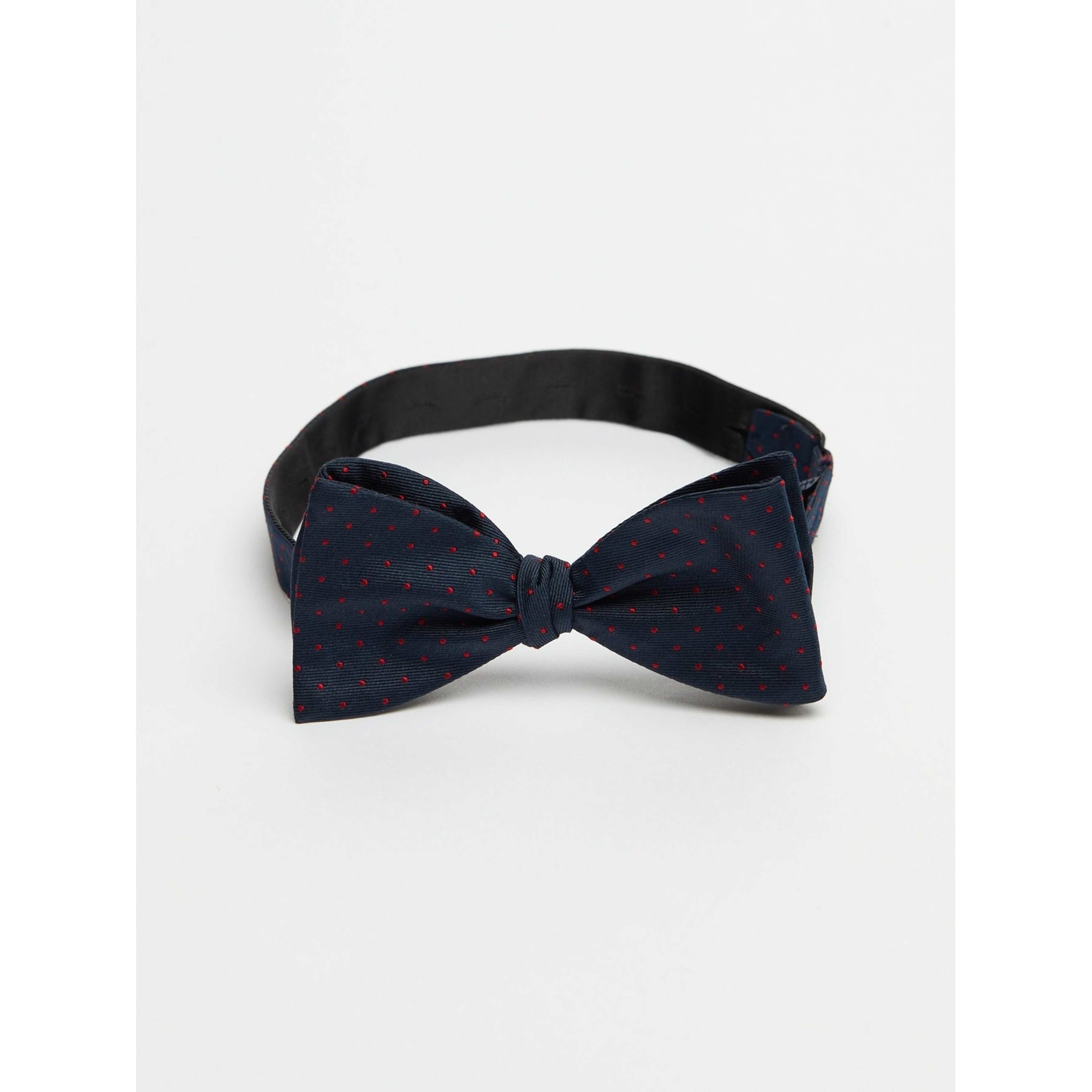 Bow Tie Dot Self Tied
