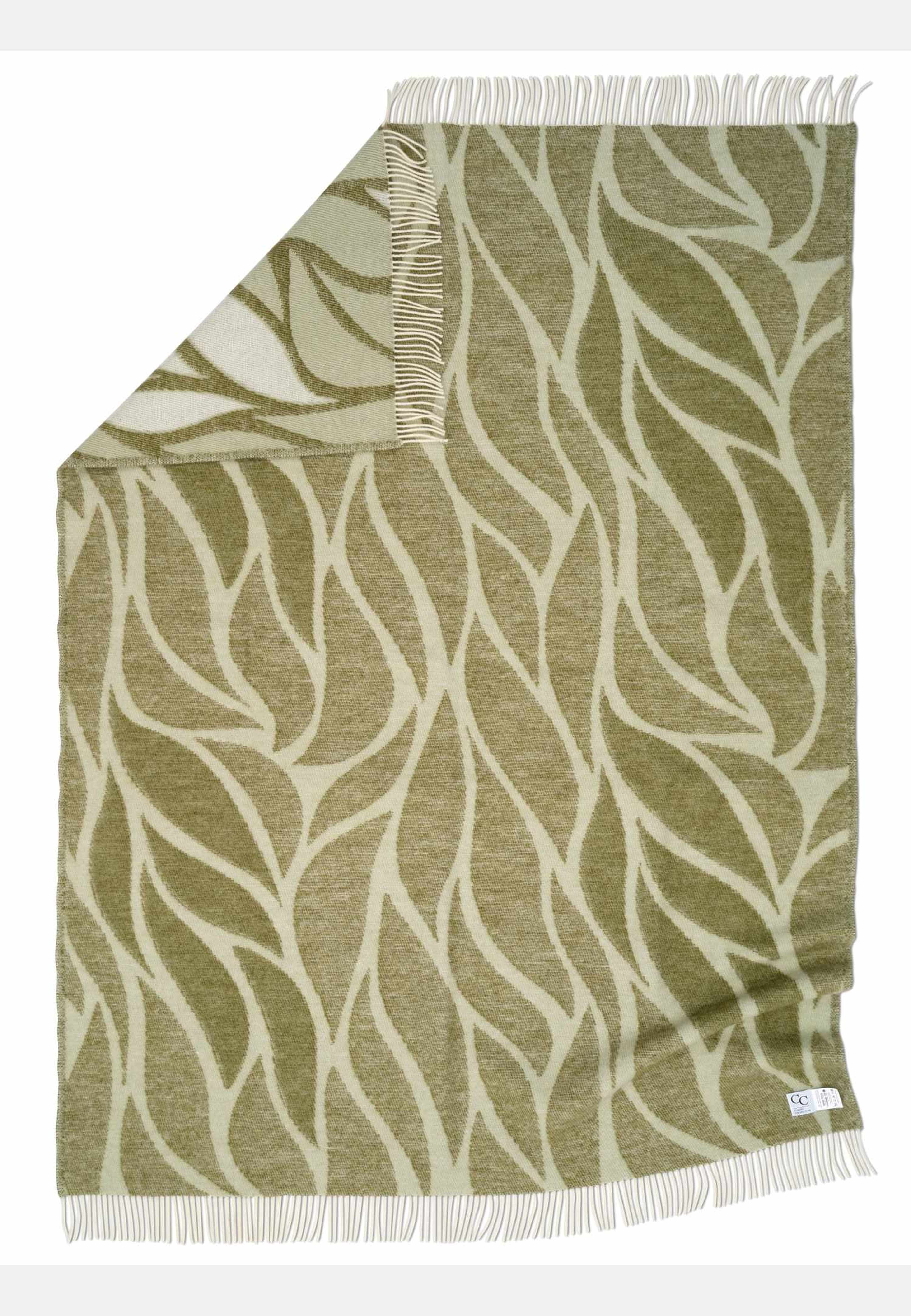 Pläd Folia, från Classic Collection, i färgen grön. Klicka för att öppna bilden i stort format