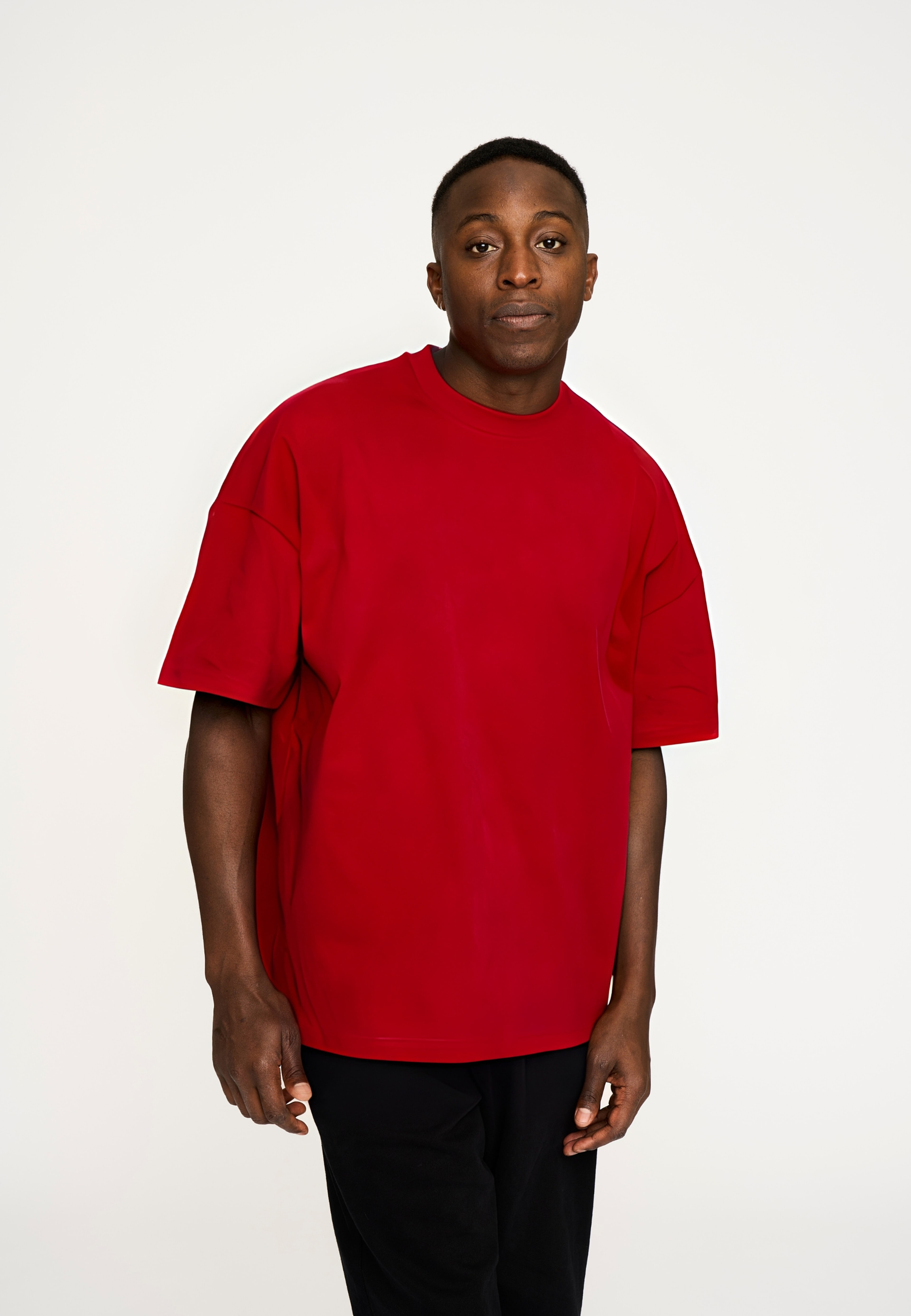 T-shirt Dev Bomull, från Resteröds, i färgen red. Klicka för att öppna bilden i stort format