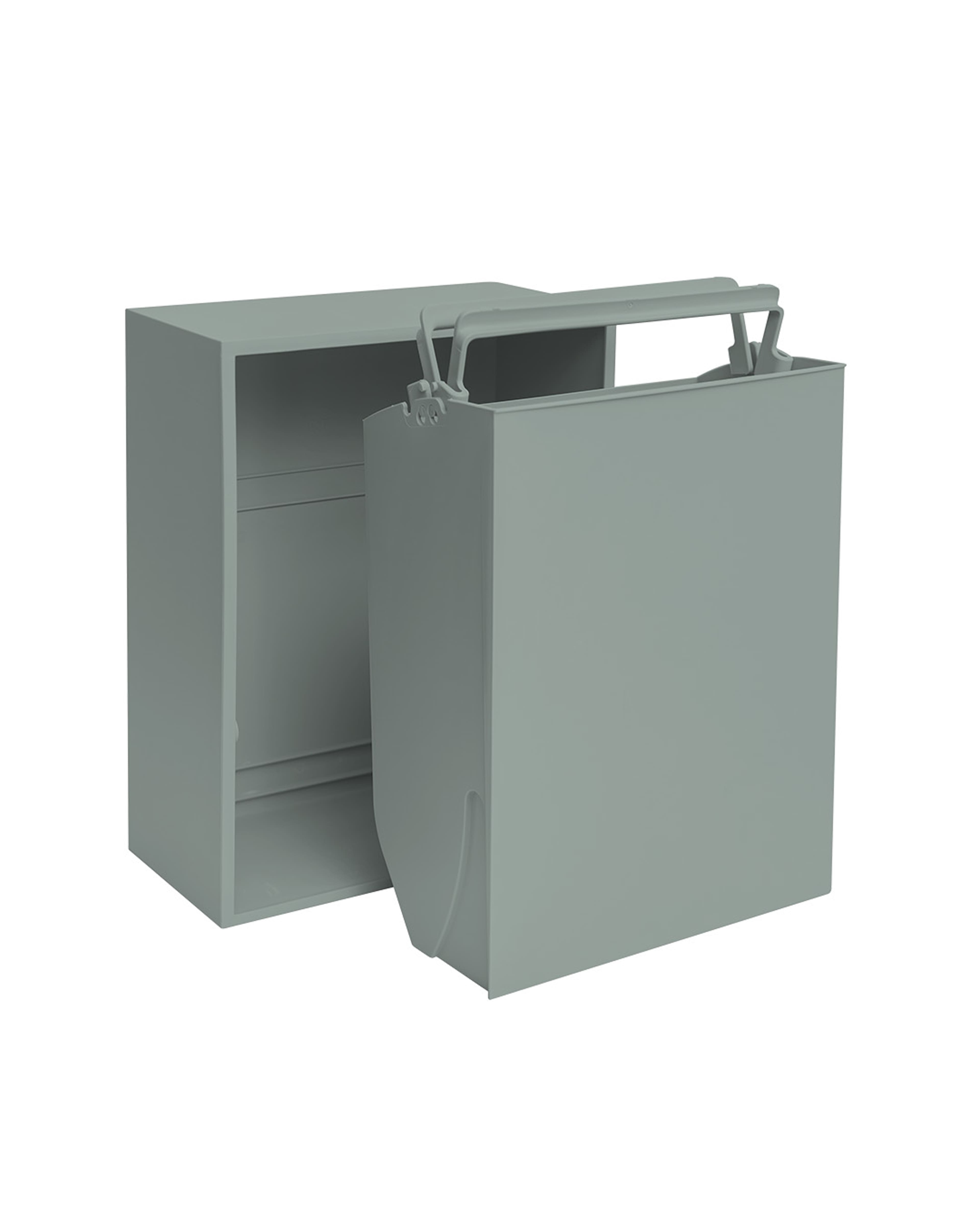 Recycling Box, från ReCollector, i färgen iron blue. Klicka för att öppna bilden i stort format