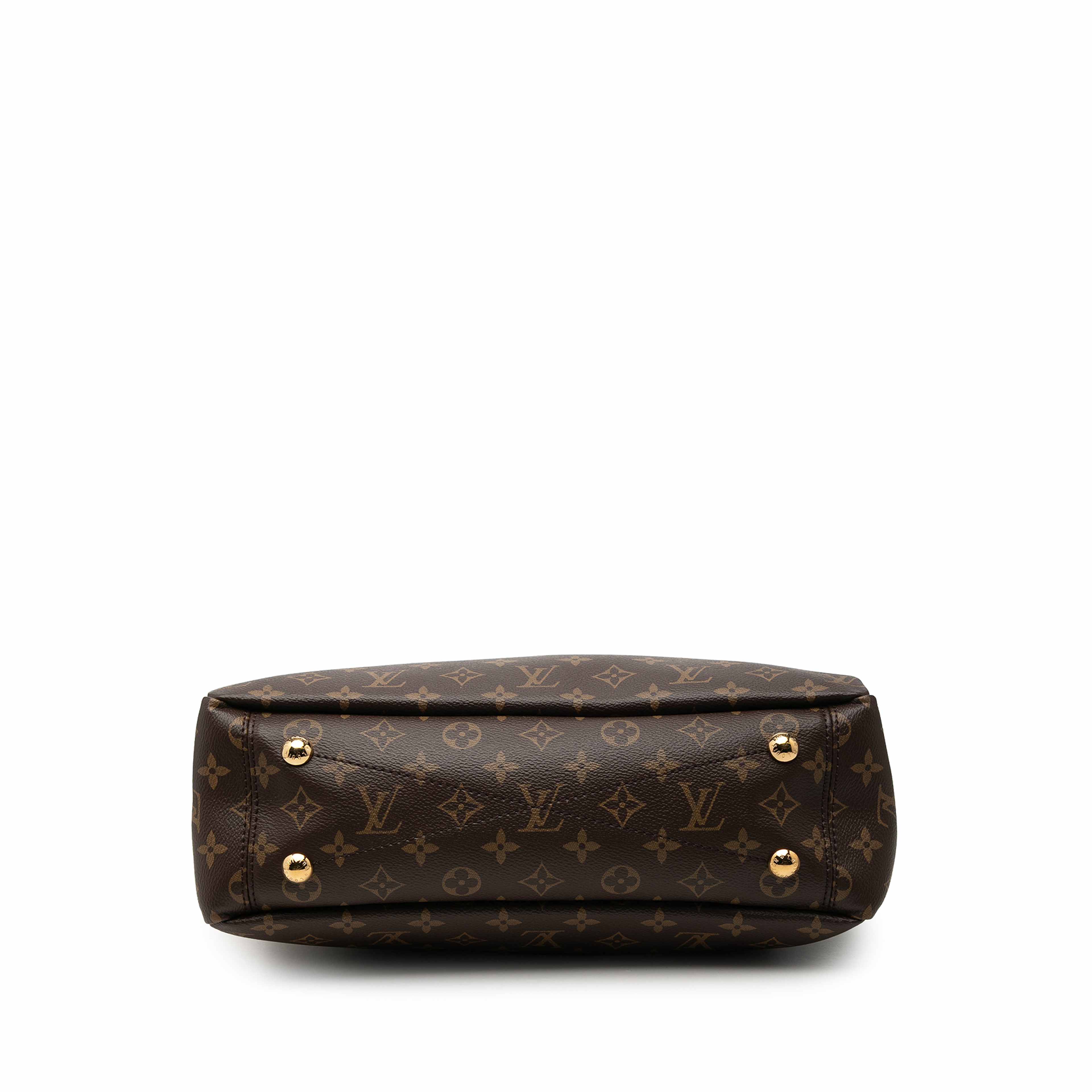 Louis Vuitton Monogram Pallas Shopper, från Luxclusif, i färgen brown. Klicka för att öppna bilden i stort format