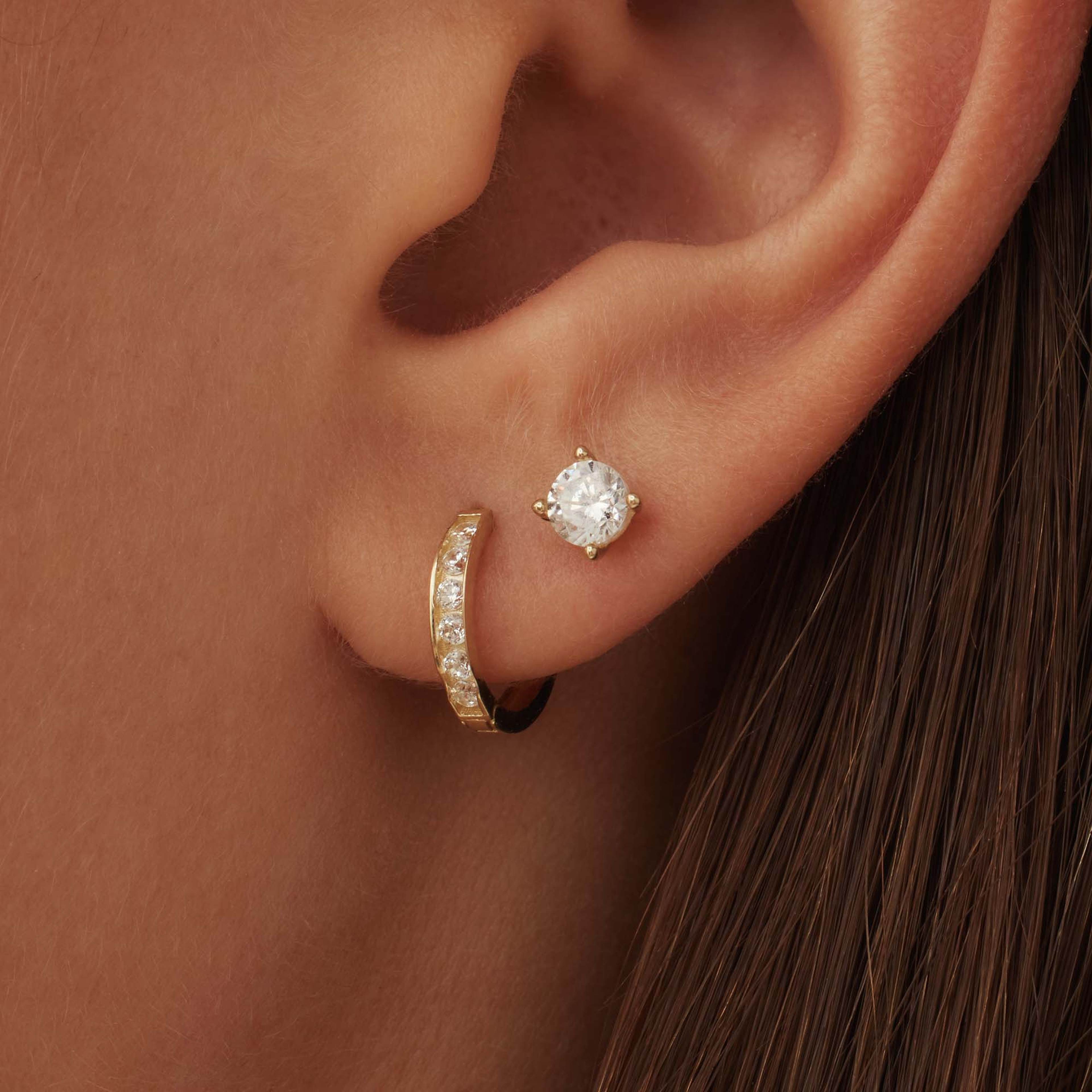 Isabel Bernard 14 Karat Gold Hoop Earrings