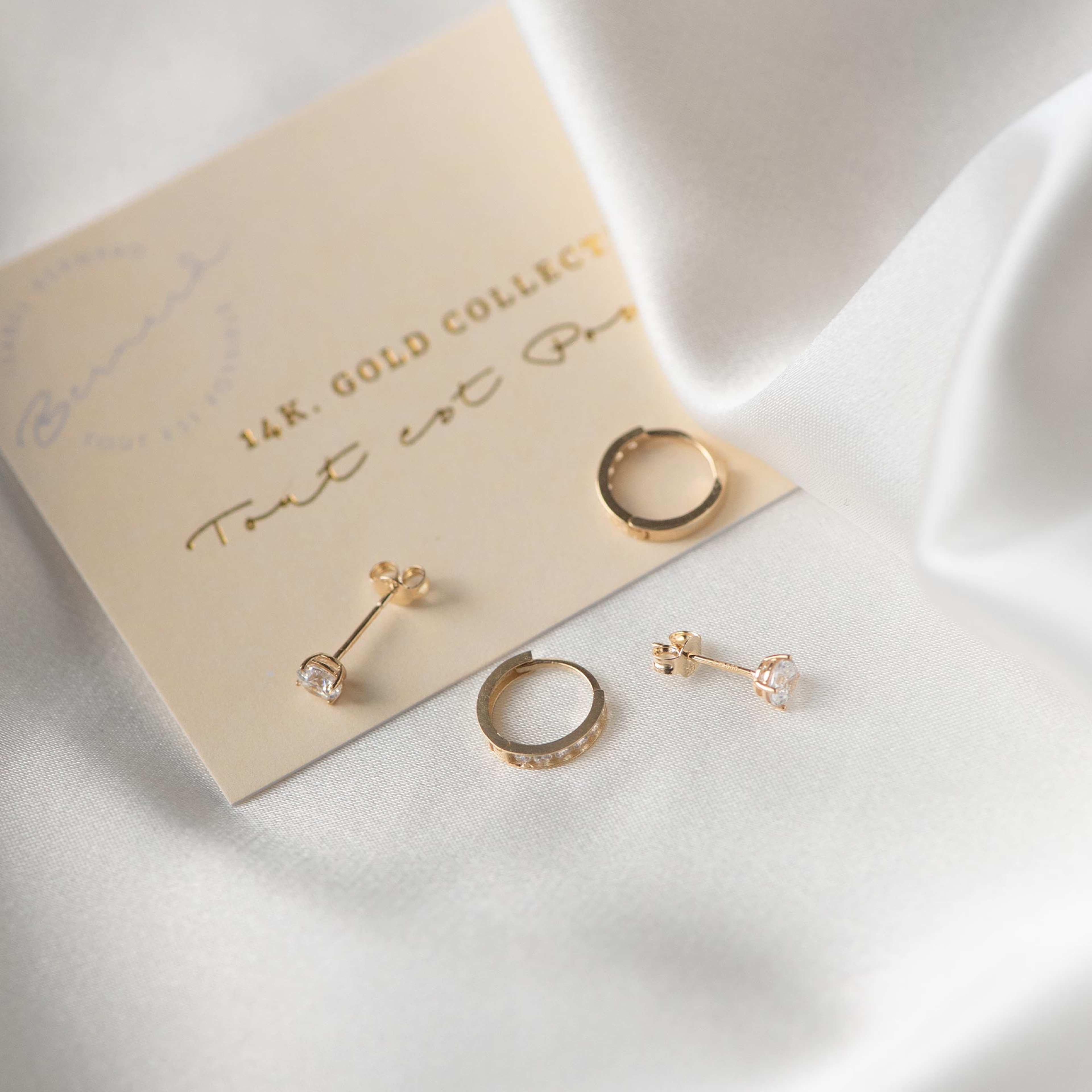 Isabel Bernard 14 Karat Gold Hoop Earrings