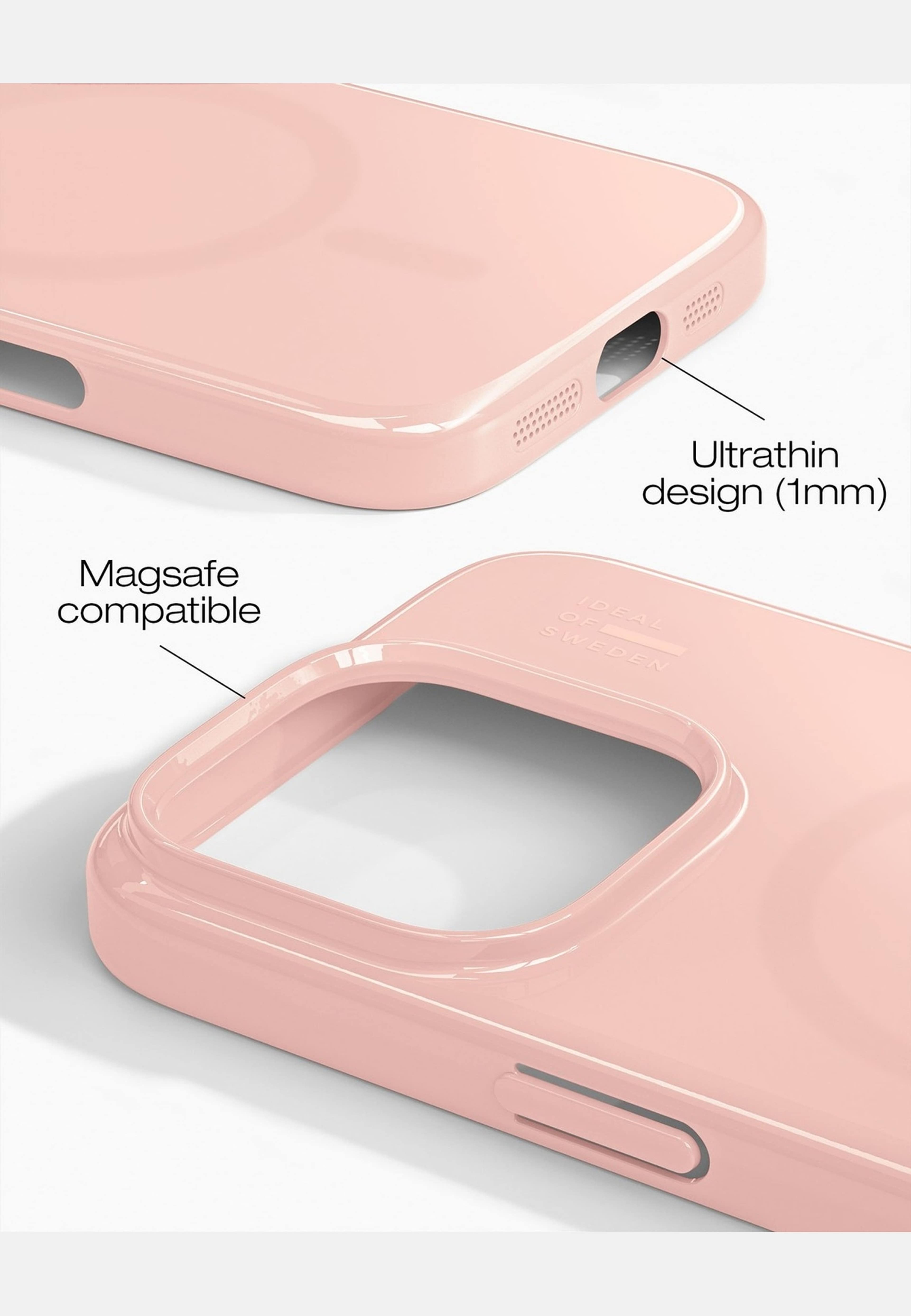 Slim Case Magsafe Iphone, från Ideal Of Sweden, i färgen pink. Klicka för att öppna bilden i stort format
