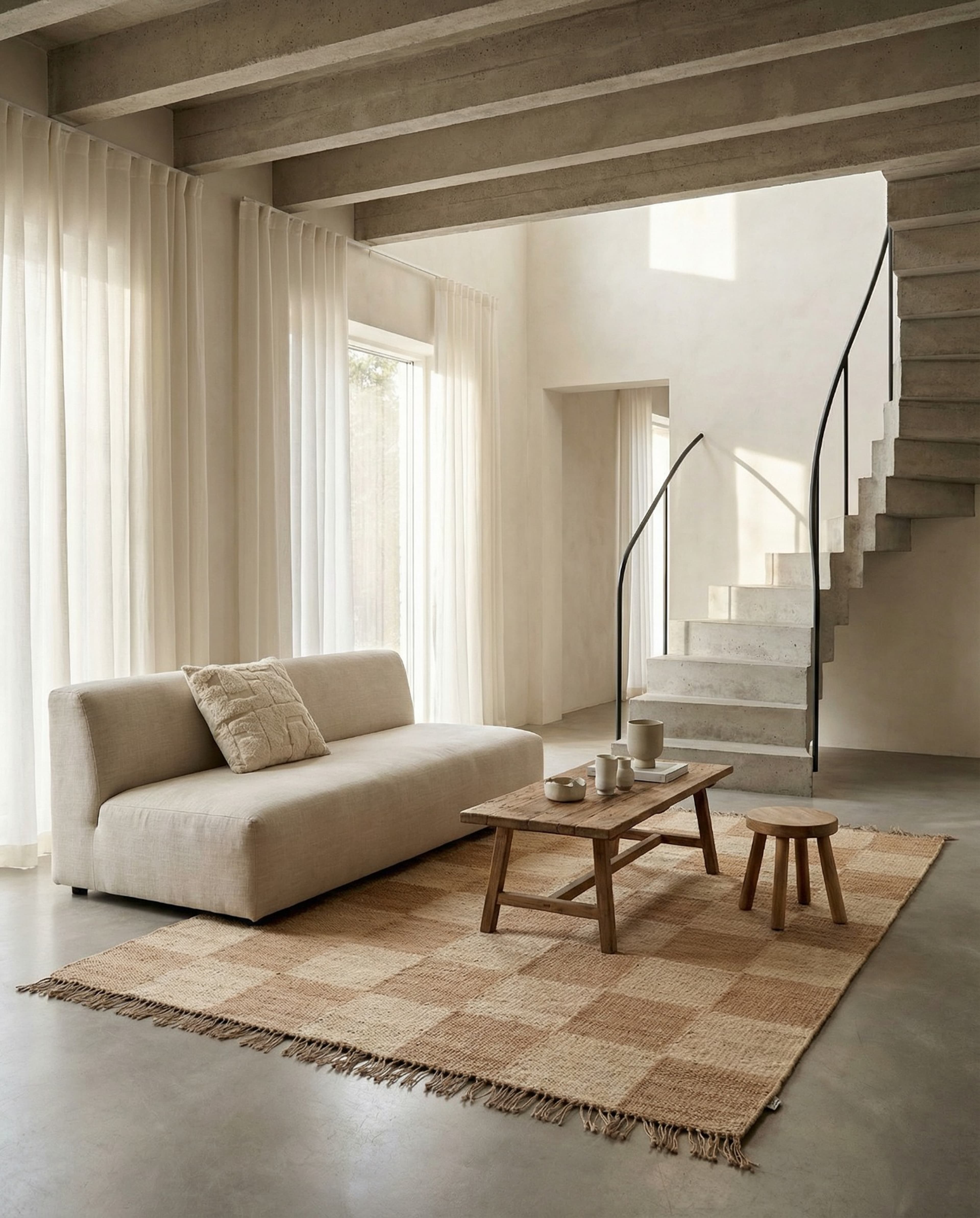 Matta Jute Square, från Classic Collection, i färgen natural jute. Klicka för att öppna bilden i stort format