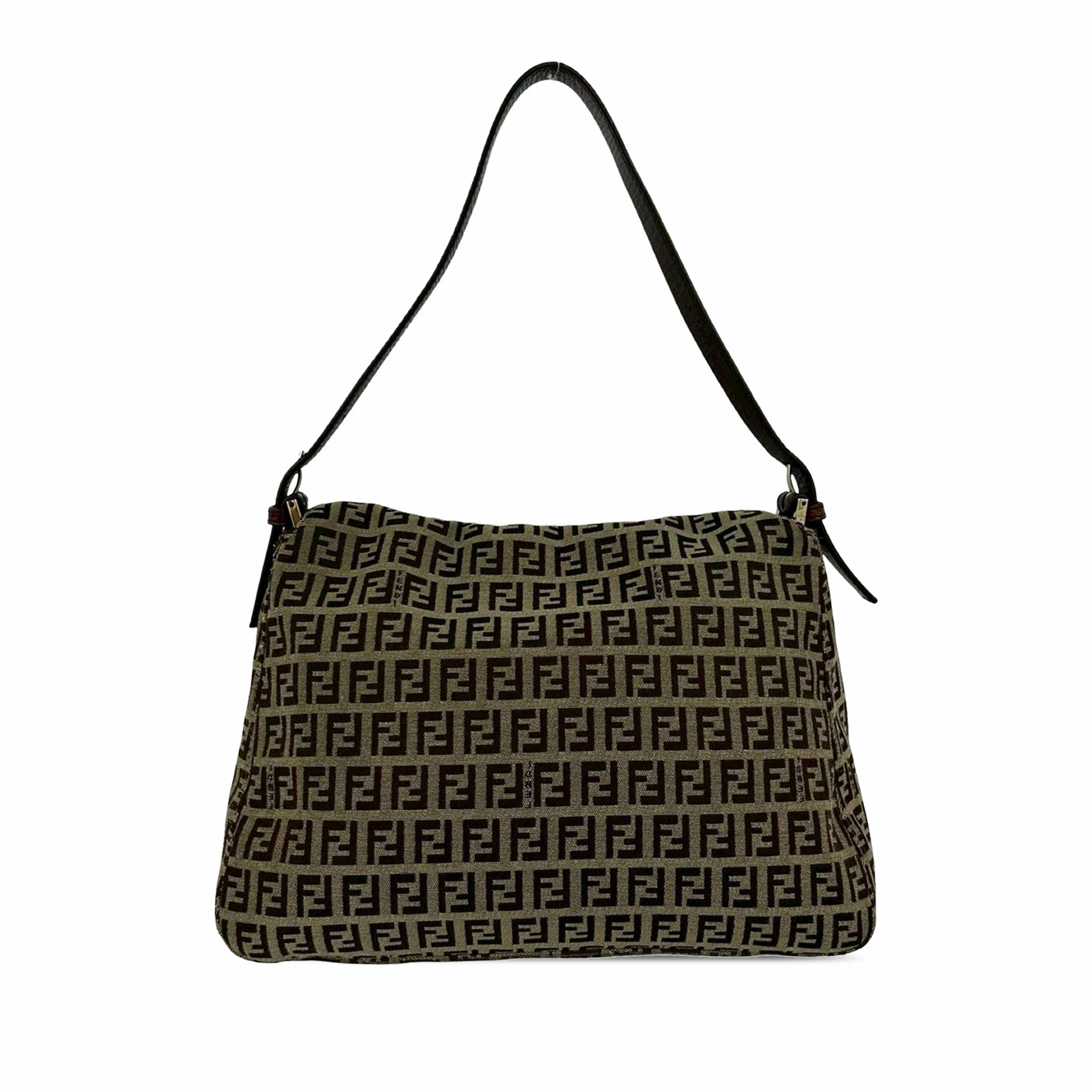 Fendi Zucchino Canvas Mamma Forever, från Luxclusif, i färgen brun. Klicka för att öppna bilden i stort format
