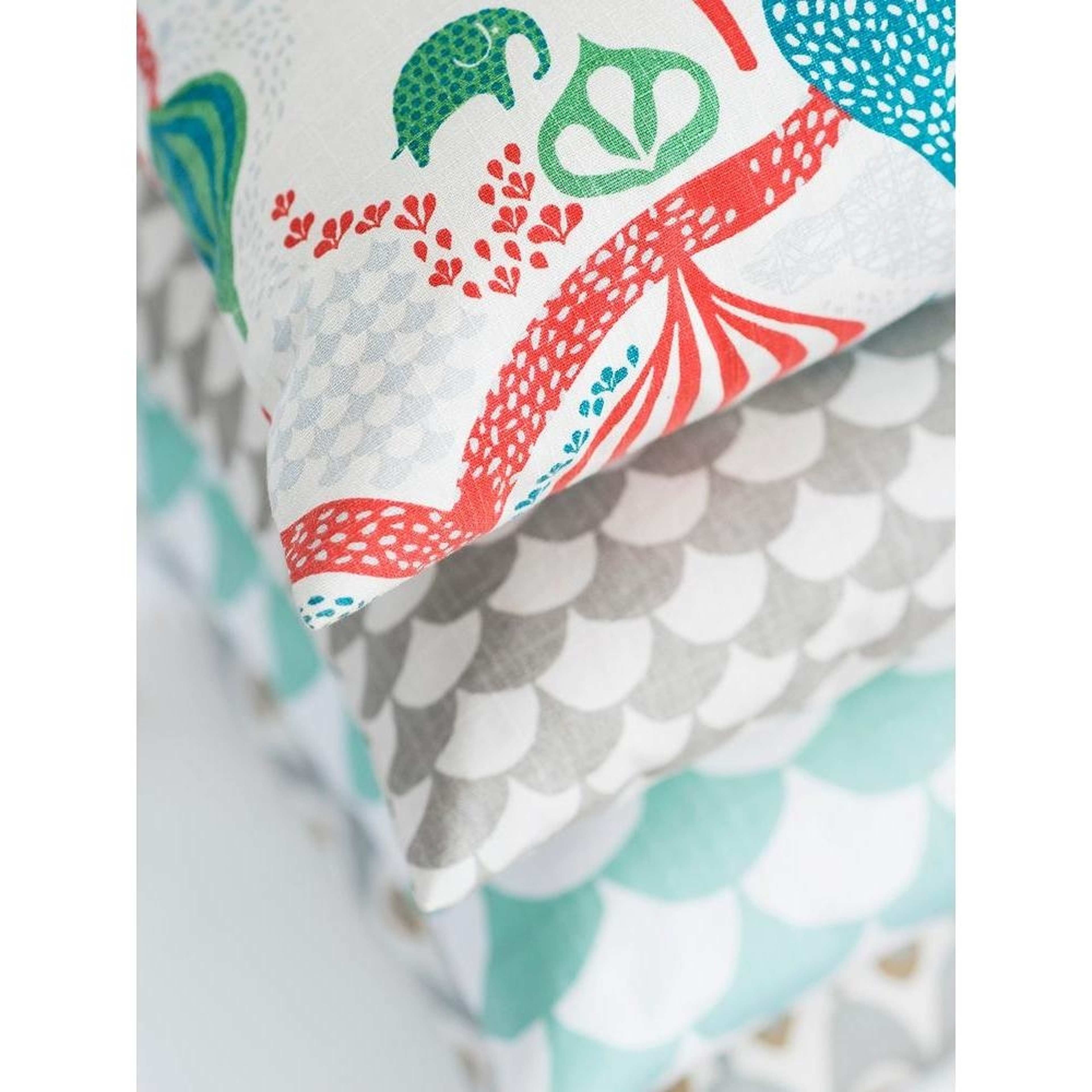 Kuddfodral Big Waves 50x50cm Korall