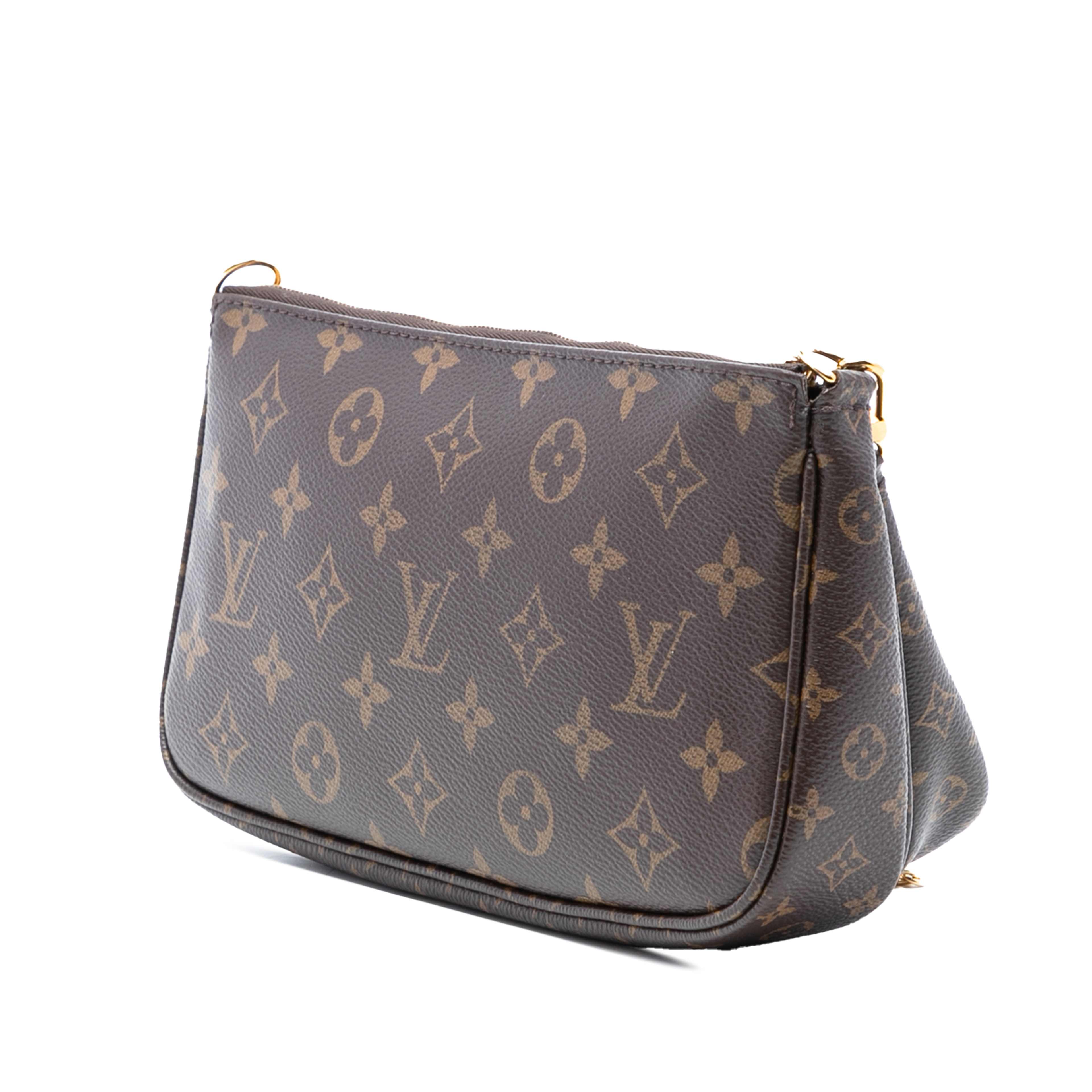 Louis Vuitton Monogram Multi Pochette Accessoires, från Luxclusif, i färgen brown. Klicka för att öppna bilden i stort format