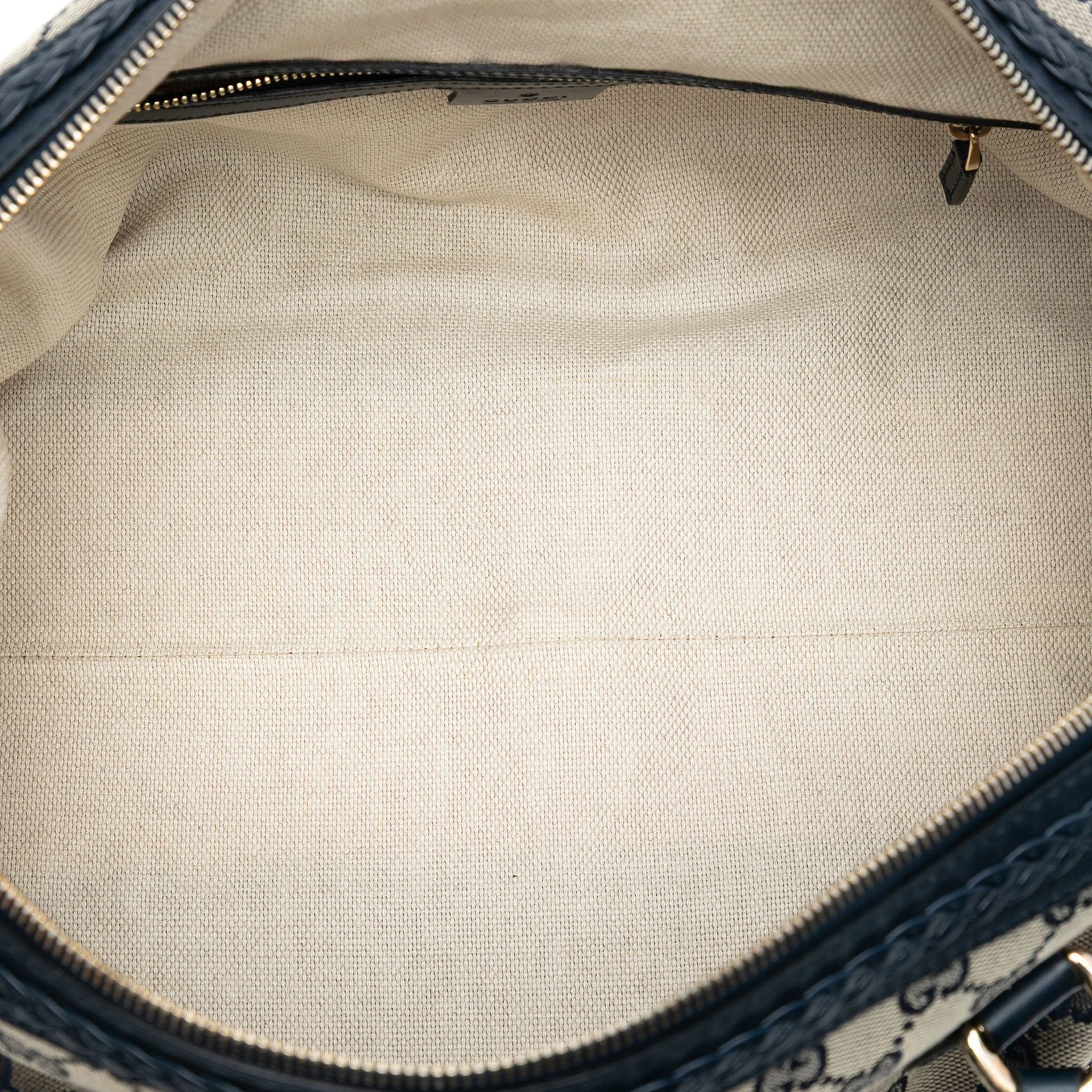 Gucci Gg Canvas Brick Lane Satchel, från Luxclusif, i färgen beige. Klicka för att öppna bilden i stort format