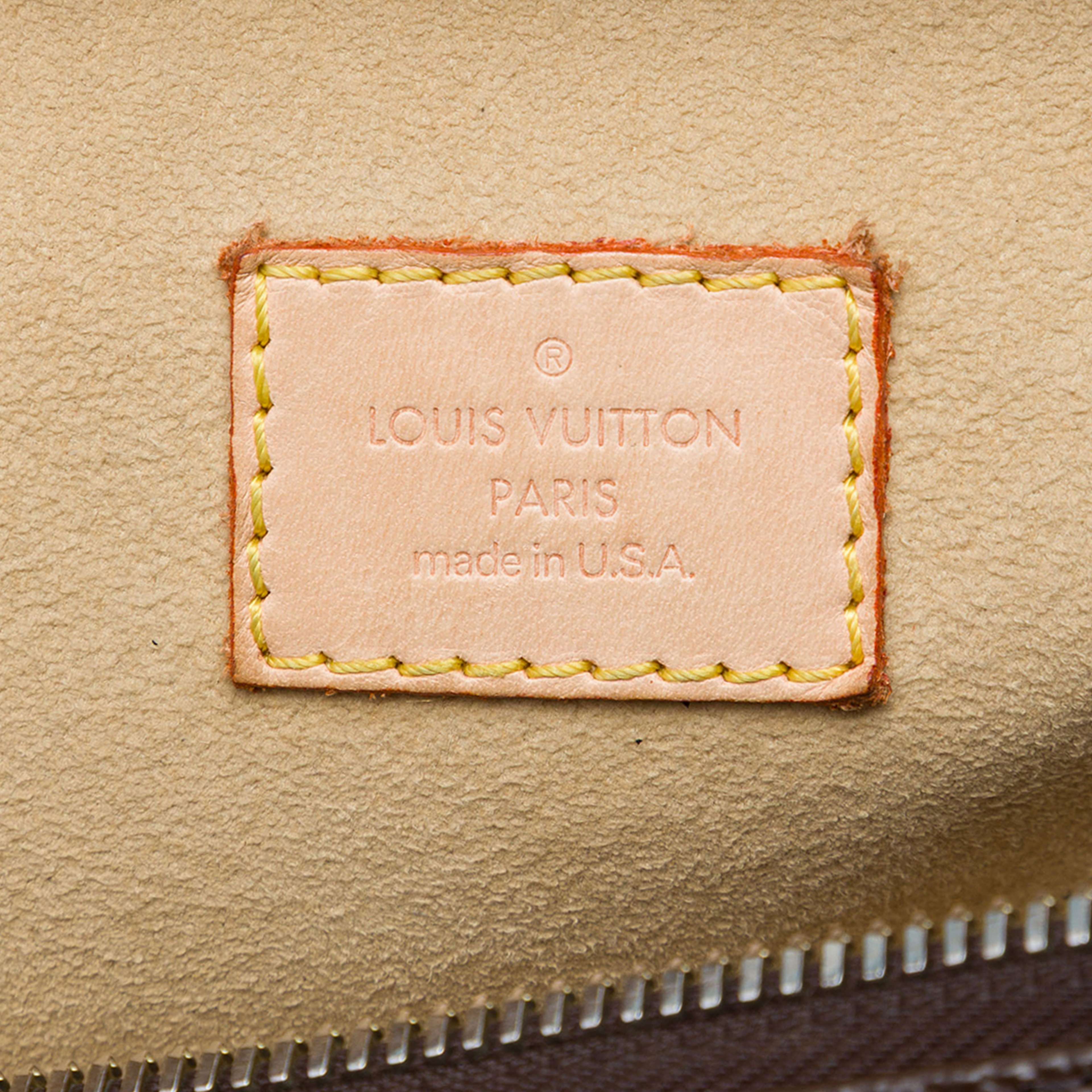 Louis Vuitton Monogram Manhattan Gm, från Luxclusif, i färgen brun. Klicka för att öppna bilden i stort format