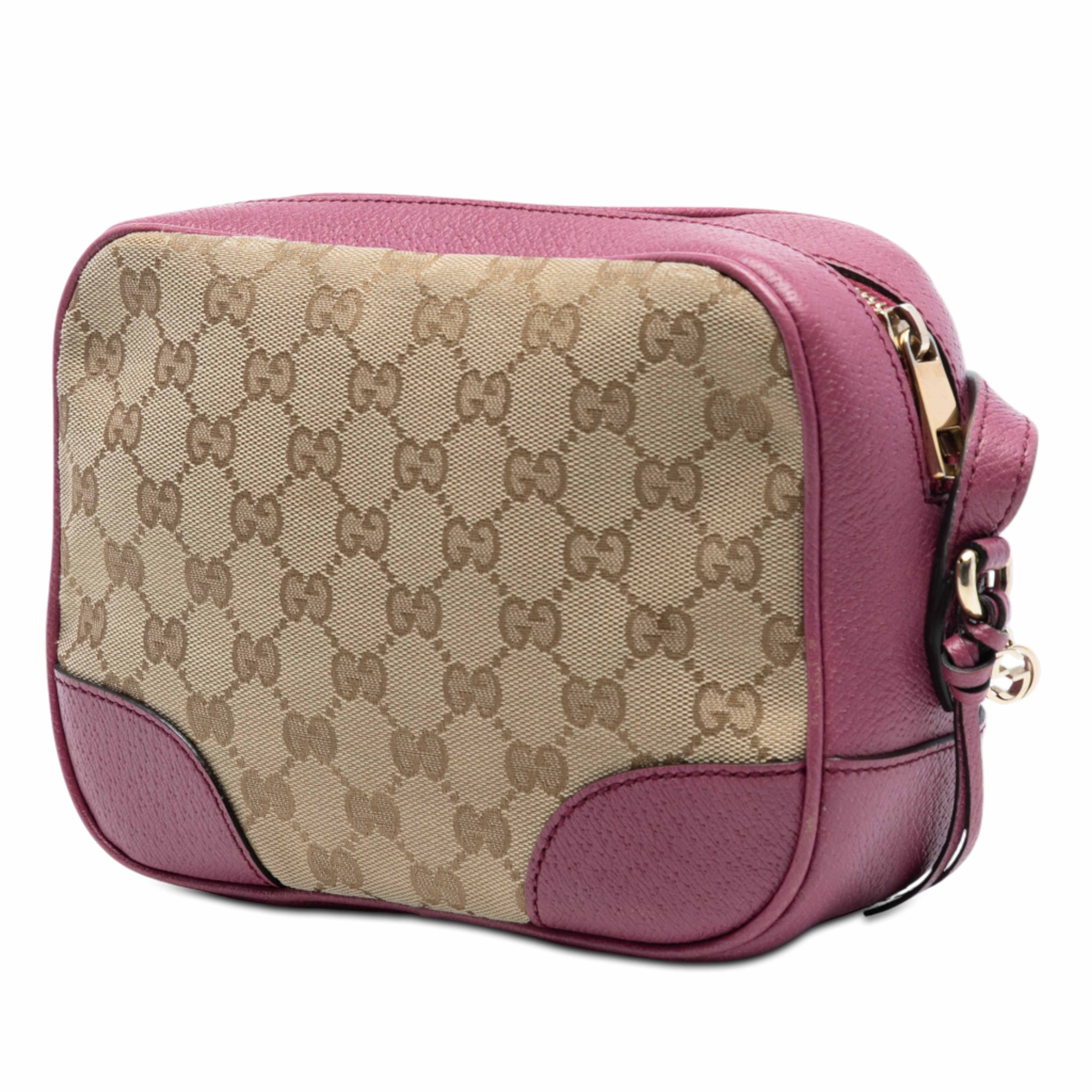 Gucci Gg Canvas Bree Crossbody, från Luxclusif, i färgen rosa. Klicka för att öppna bilden i stort format
