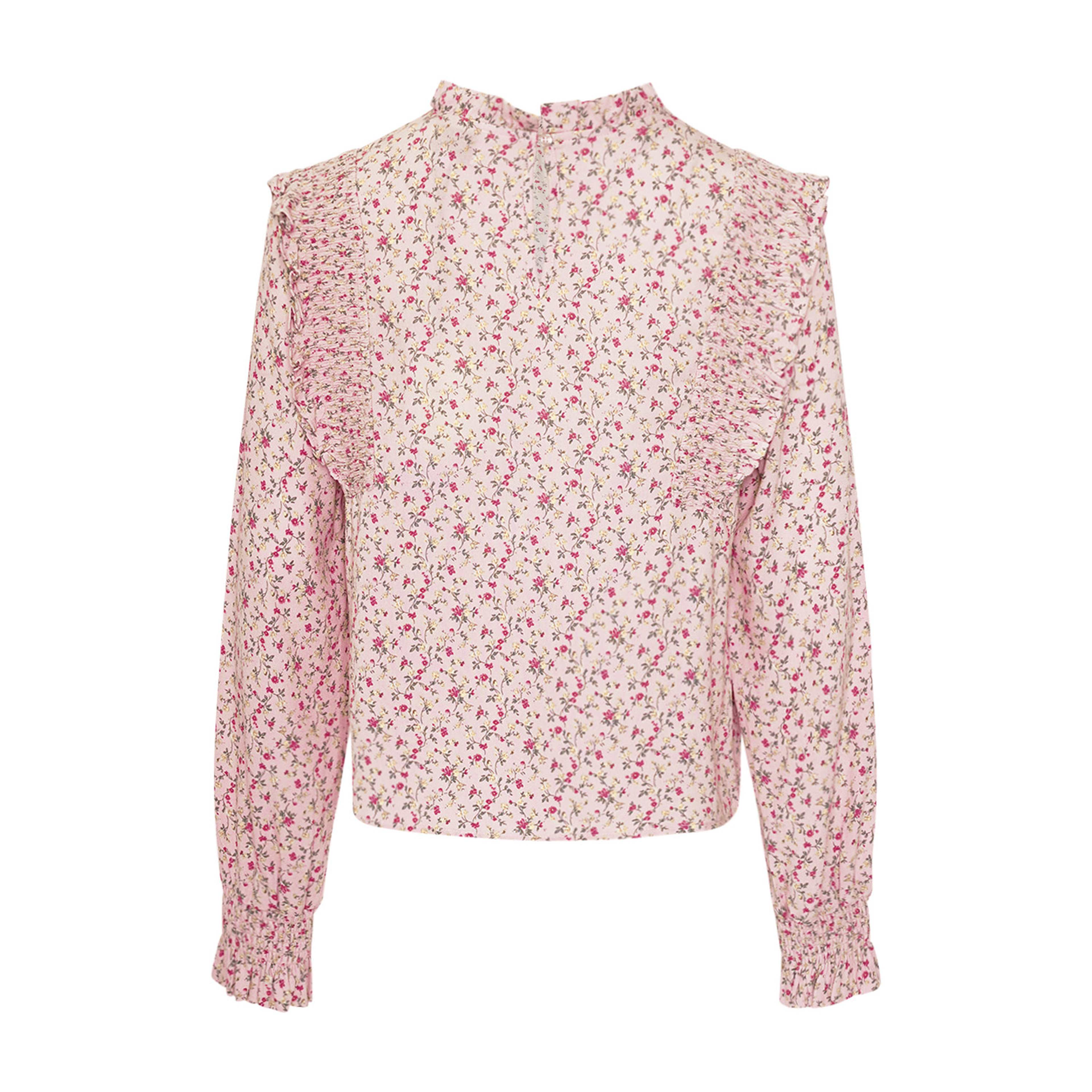 Ruth Blouse - Terrena Blush Print