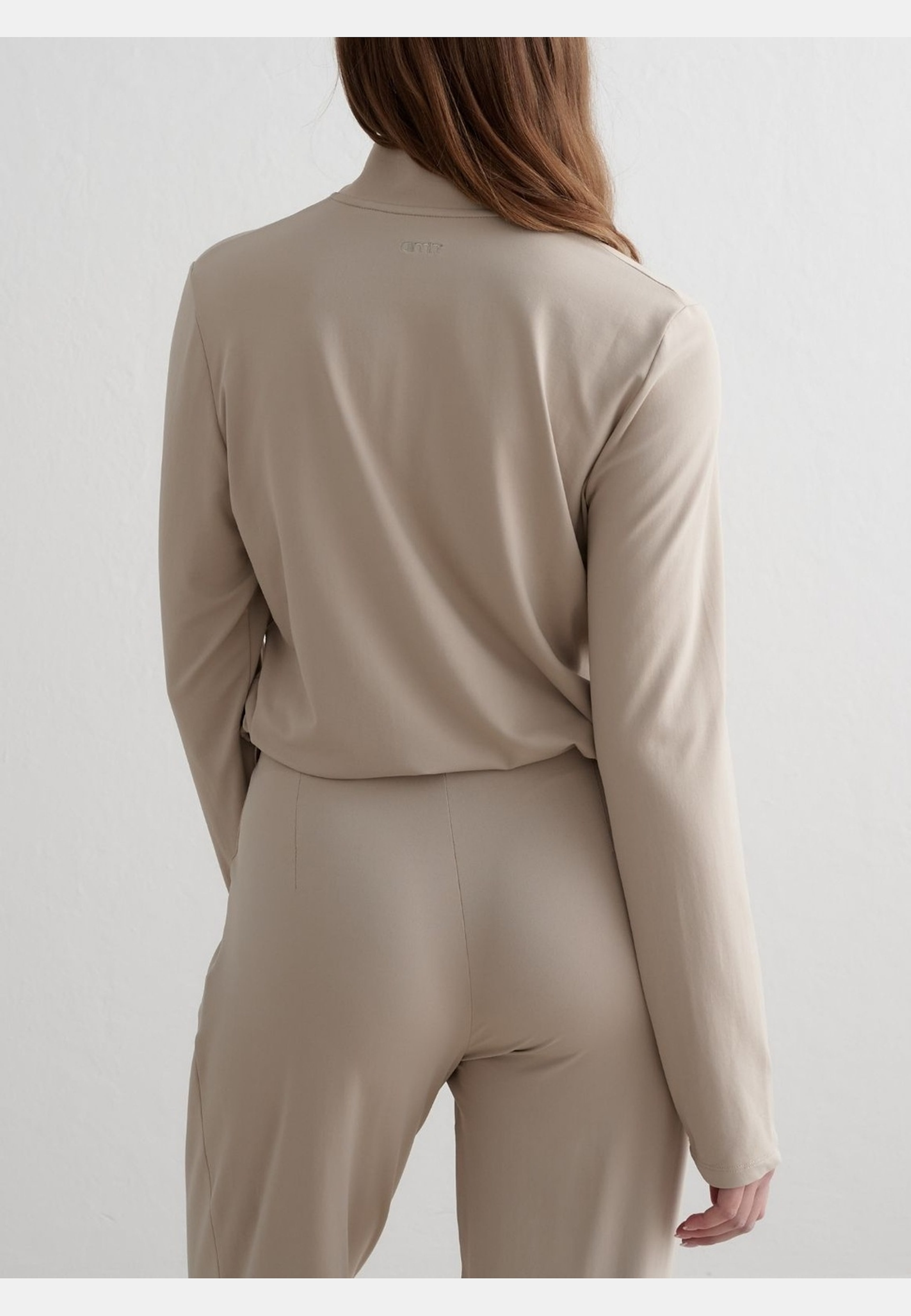 Essence Half Zip, från aim'n, i färgen dark clay. Klicka för att öppna bilden i stort format