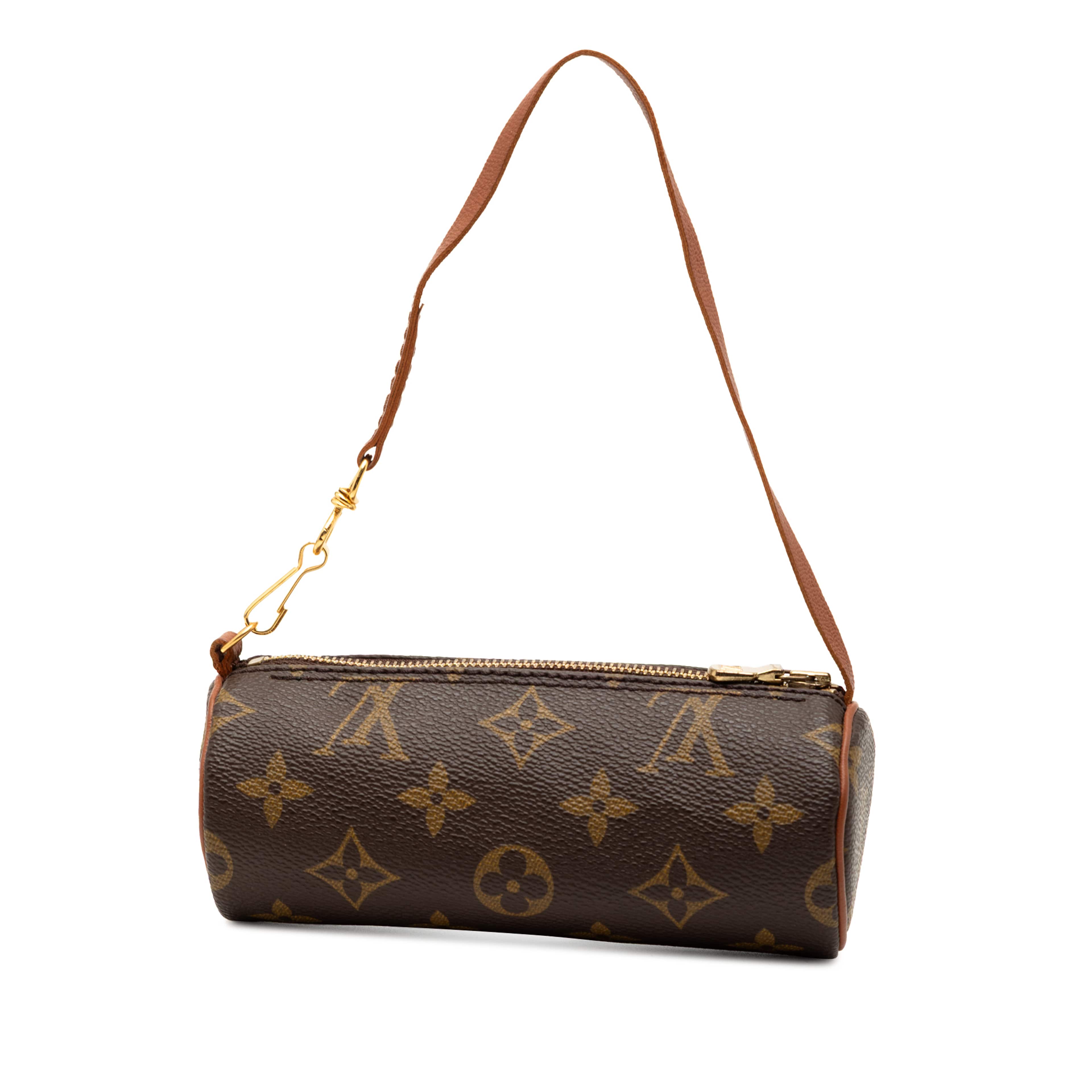 Louis Vuitton Monogram Papillon Pochette, från Luxclusif, i färgen brown. Klicka för att öppna bilden i stort format