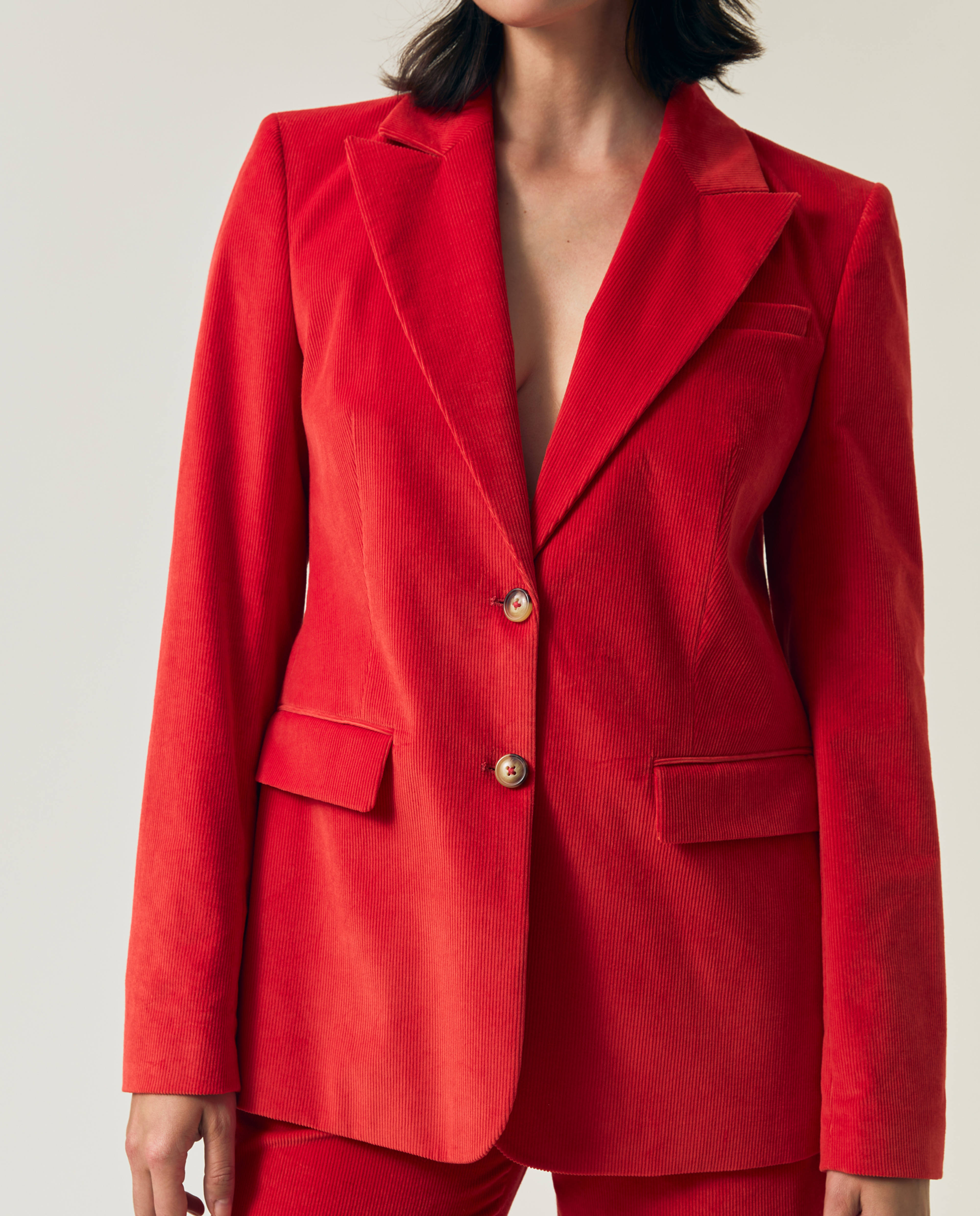 Tailored Corduroy Blazer