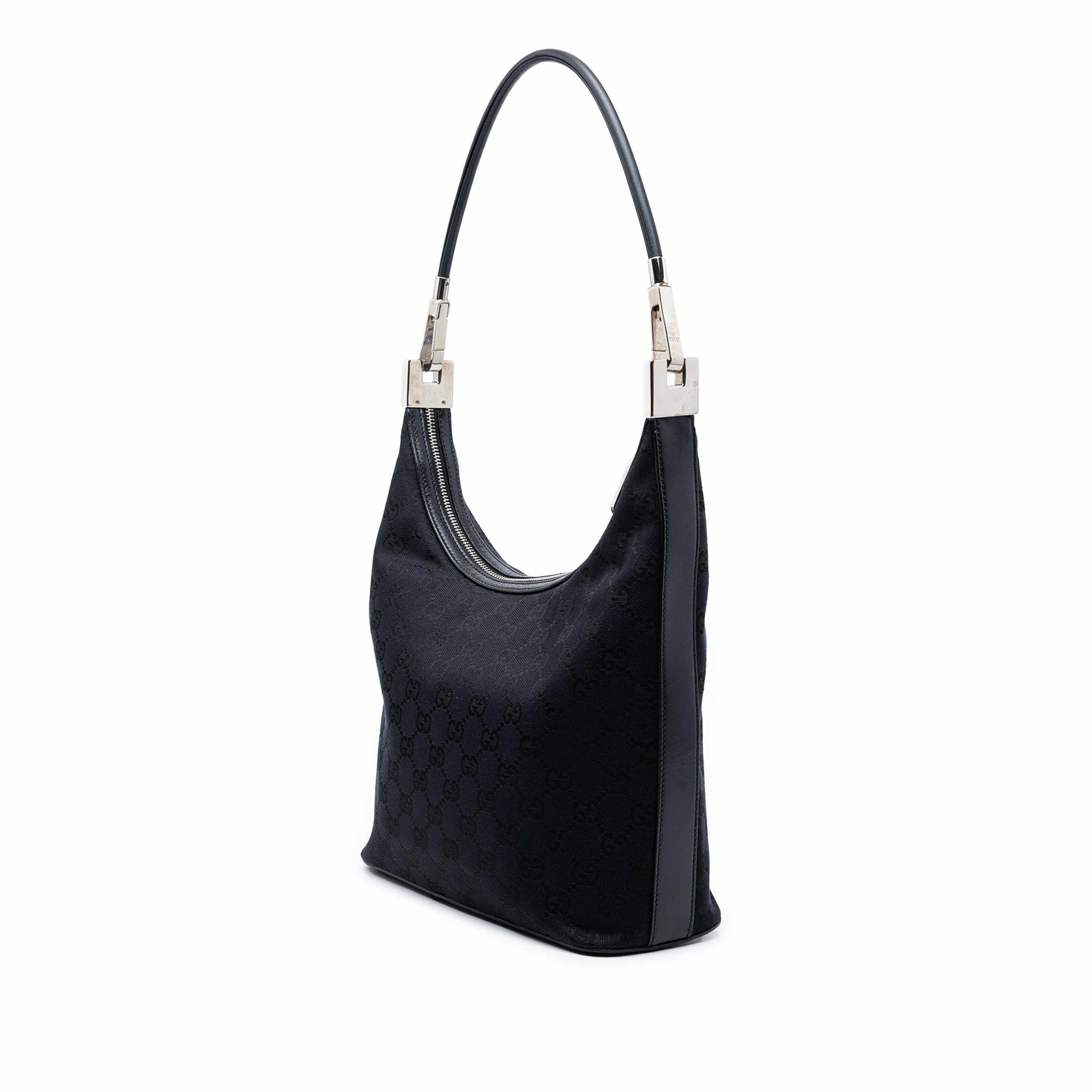 Gucci Gg Canvas Shoulder Bag, från Luxclusif, i färgen navy. Klicka för att öppna bilden i stort format