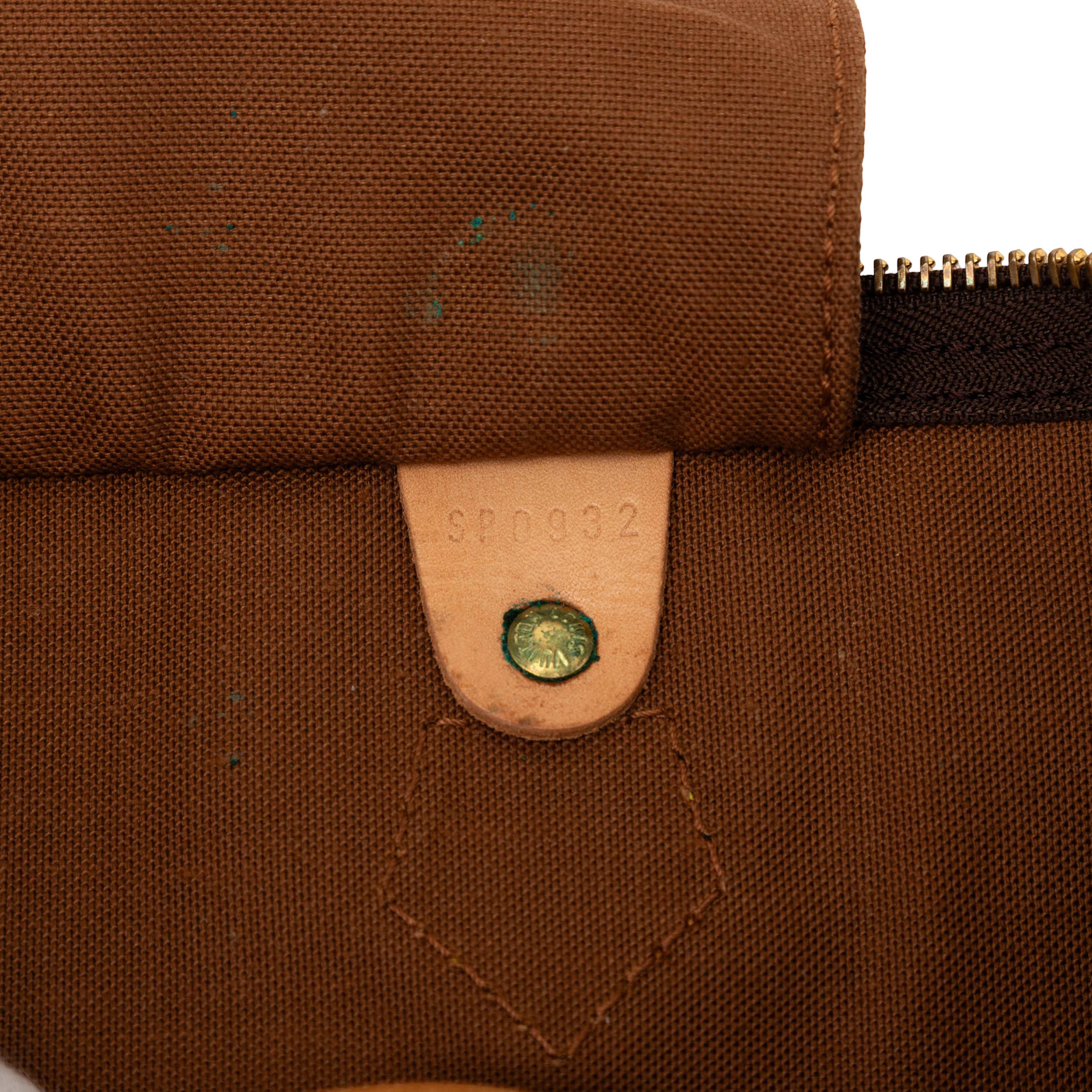 Louis Vuitton Monogram Speedy 40, från Luxclusif, i färgen brown. Klicka för att öppna bilden i stort format