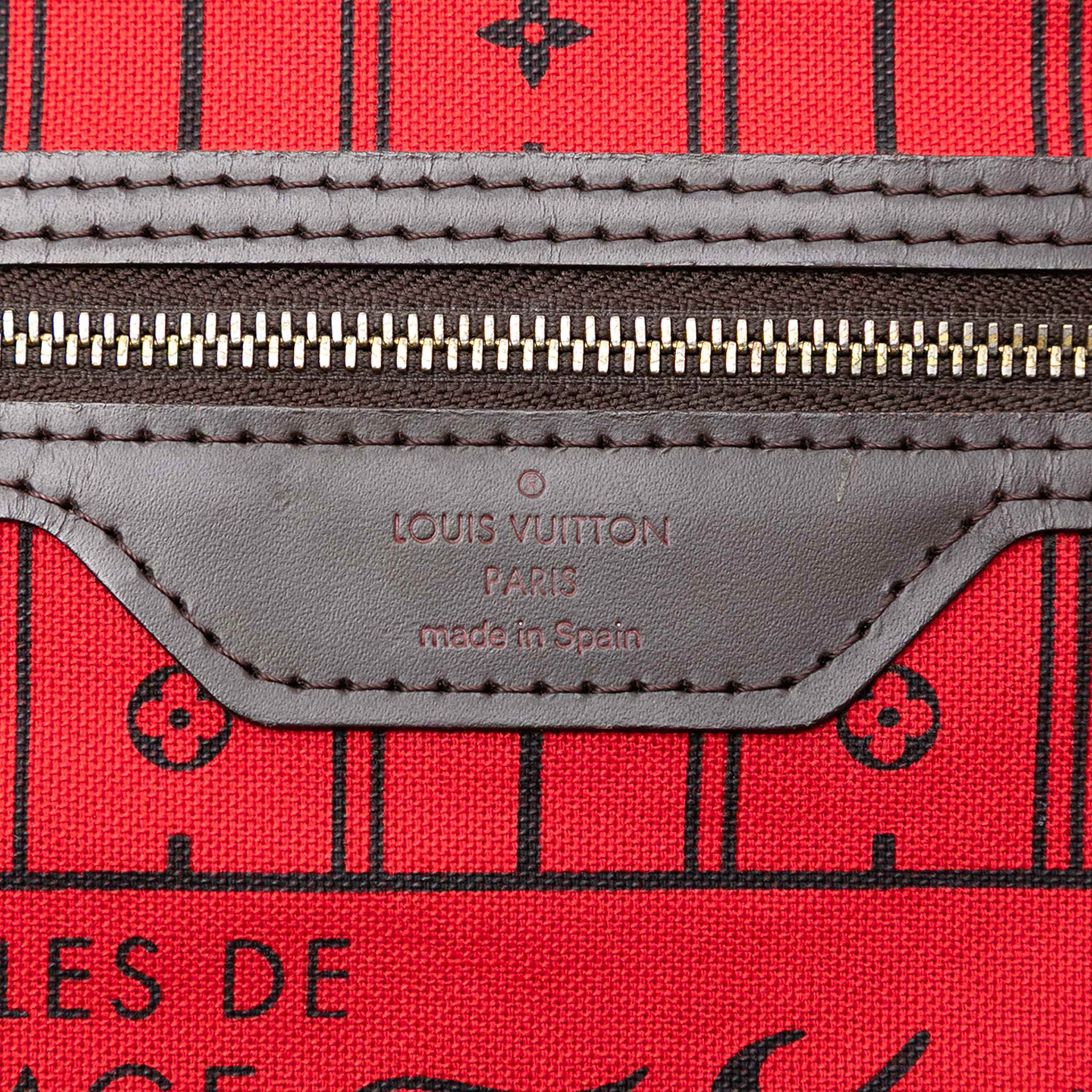 Louis Vuitton Damier Ebene Neverfull Mm, från Luxclusif, i färgen brown. Klicka för att öppna bilden i stort format