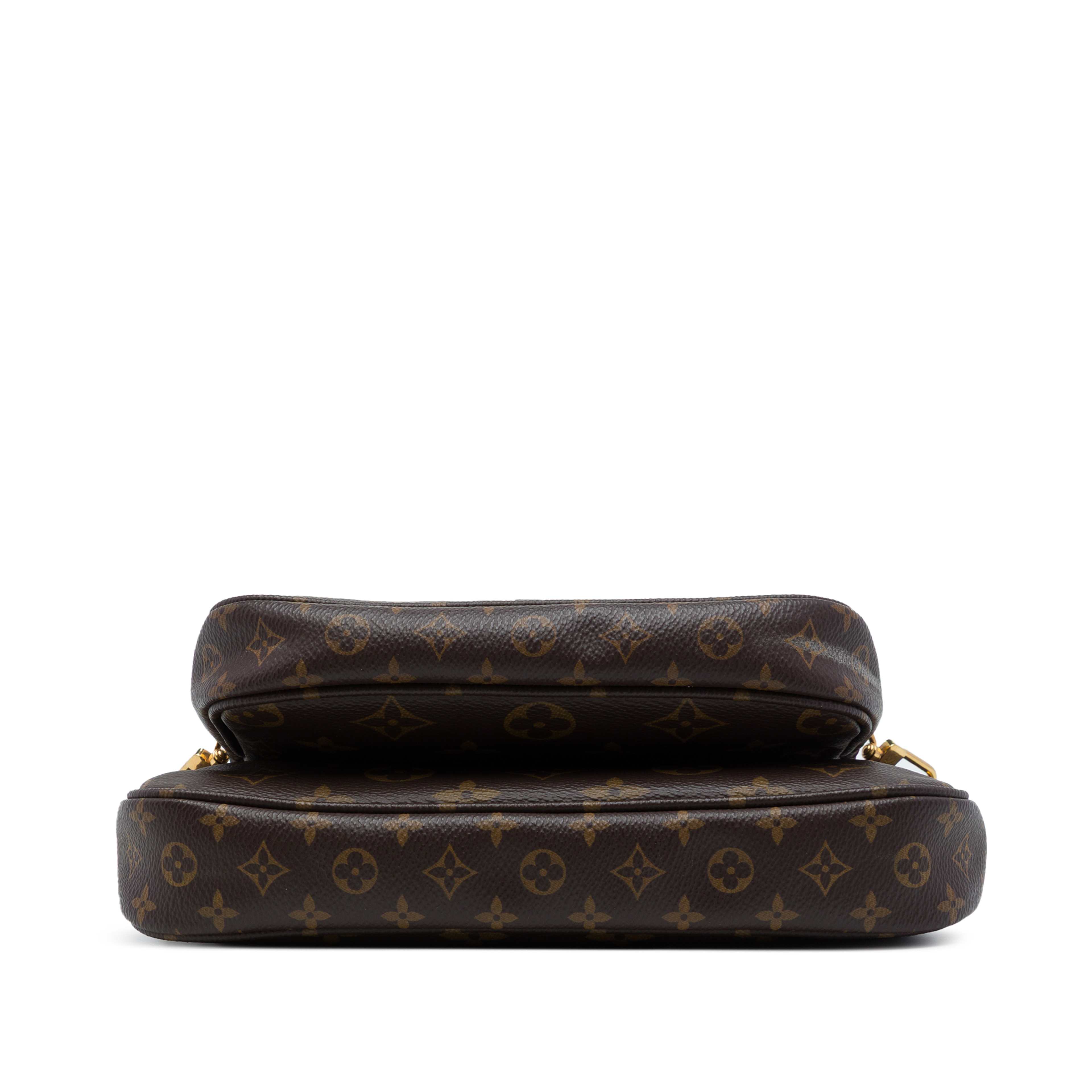 Louis Vuitton Monogram Multi Pochette Accessoires, från Luxclusif, i färgen brun. Klicka för att öppna bilden i stort format