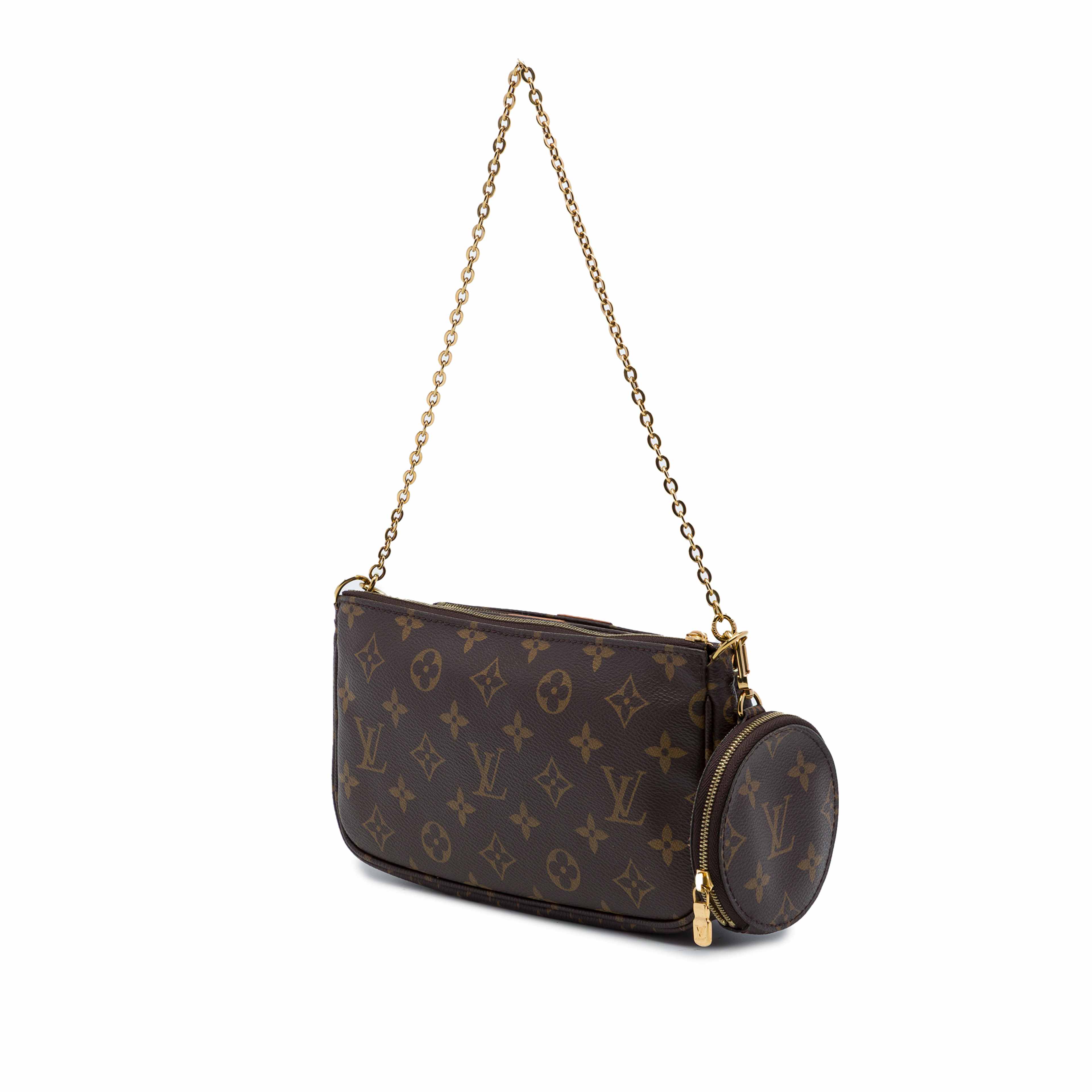 Louis Vuitton Monogram Multi Pochette Accessoires, från Luxclusif, i färgen brun. Klicka för att öppna bilden i stort format