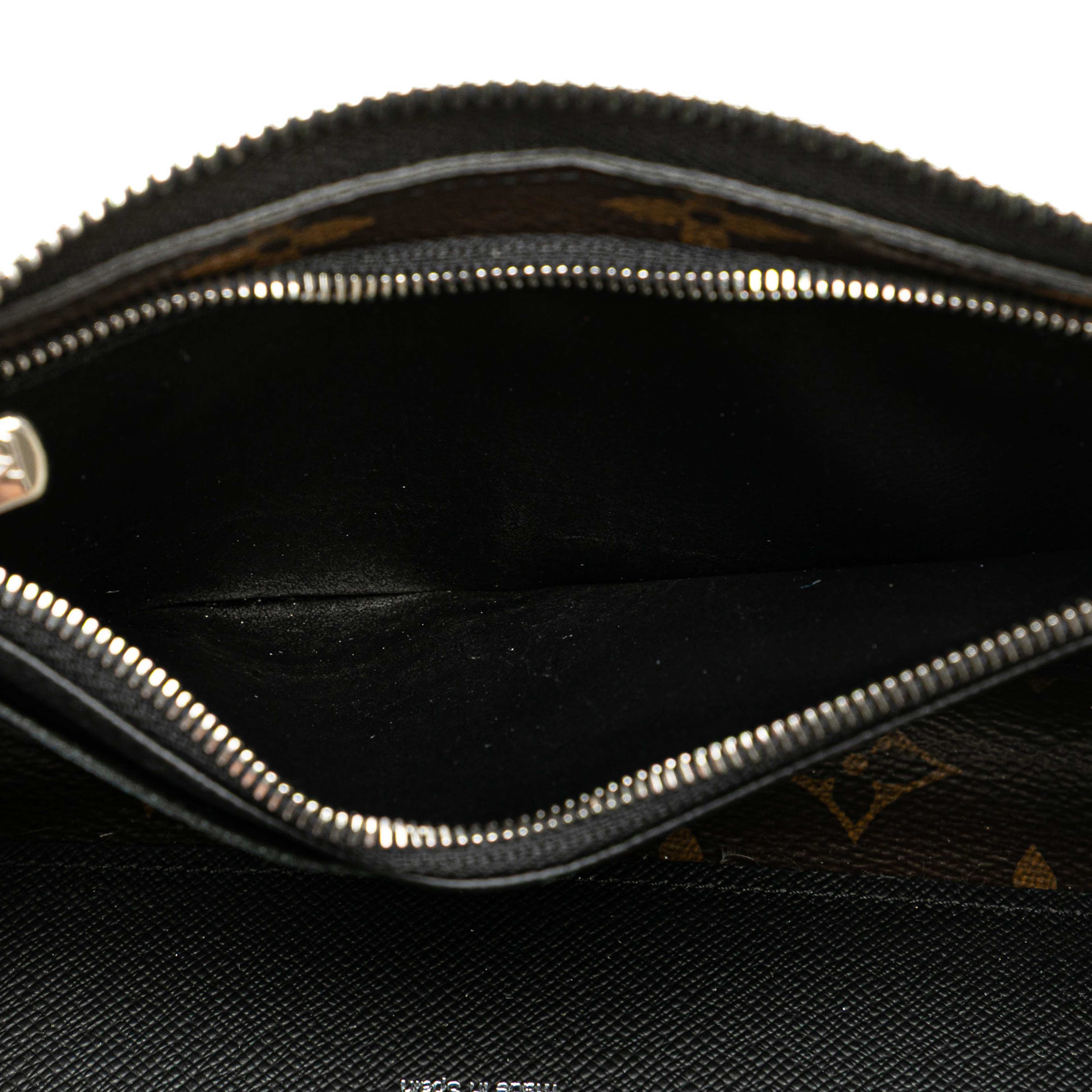 Louis Vuitton Monogram Macassar Zippy Dragonne Wallet
