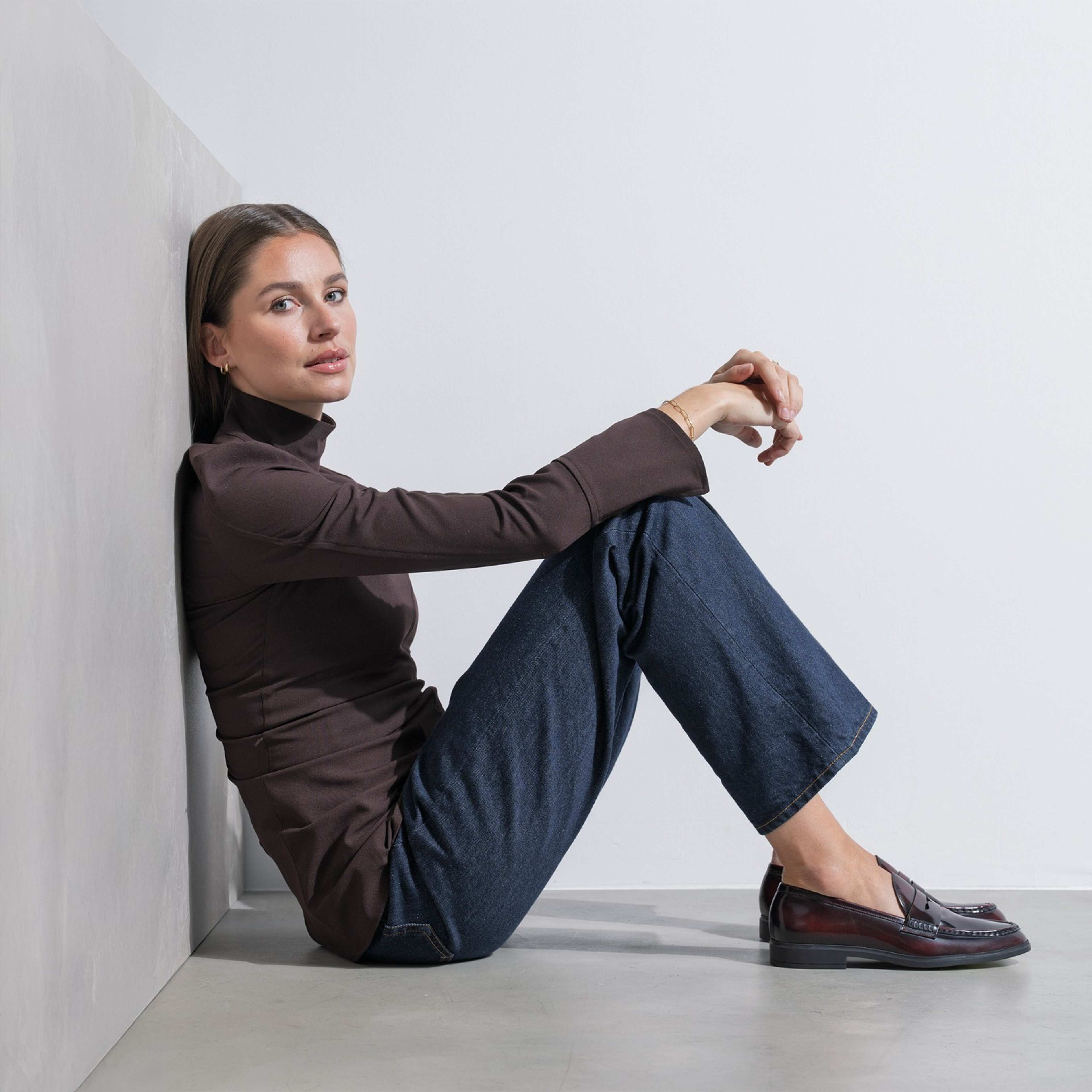 Läder Loafers