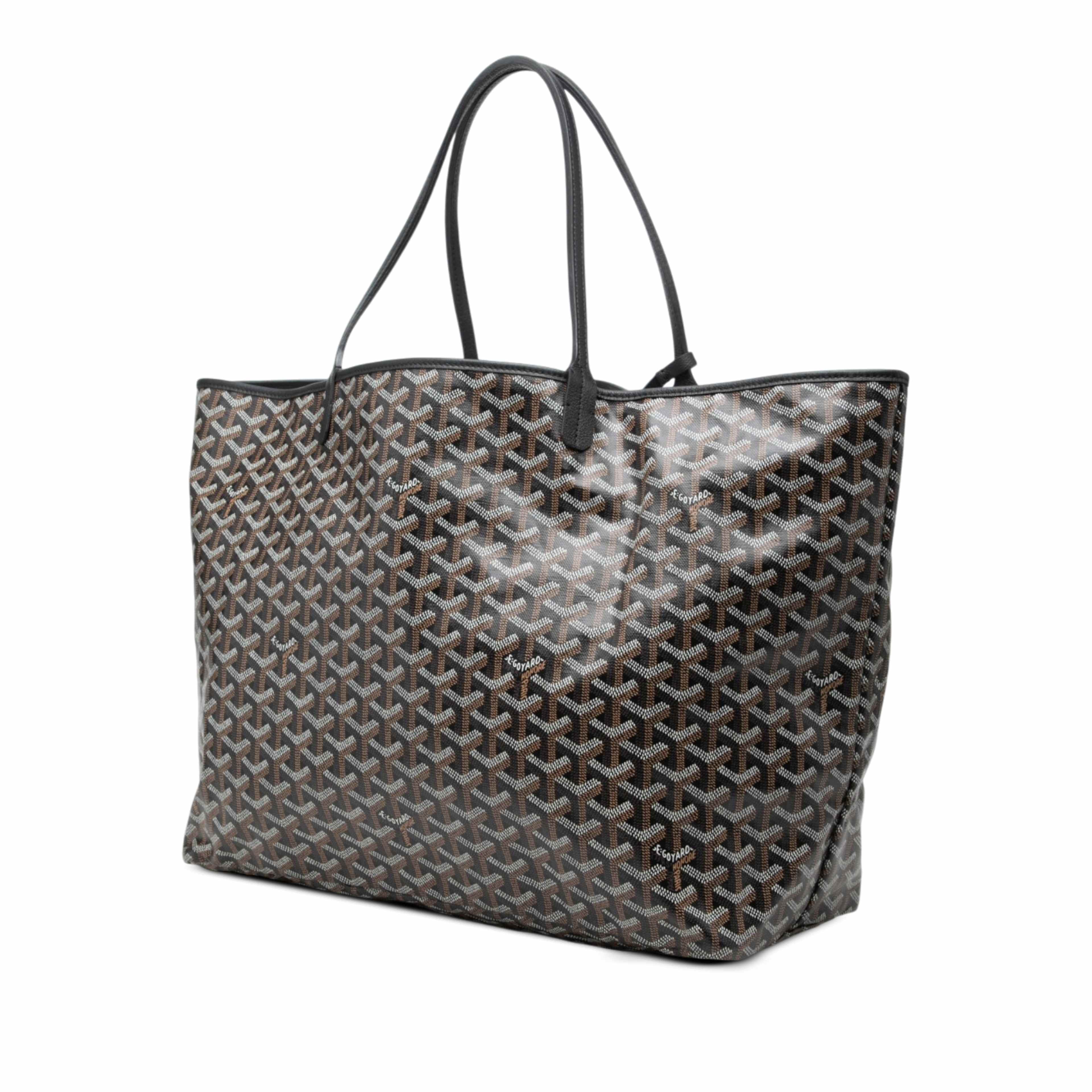 Goyard Goyardine Saint Louis Gm, från Luxclusif, i färgen svart. Klicka för att öppna bilden i stort format