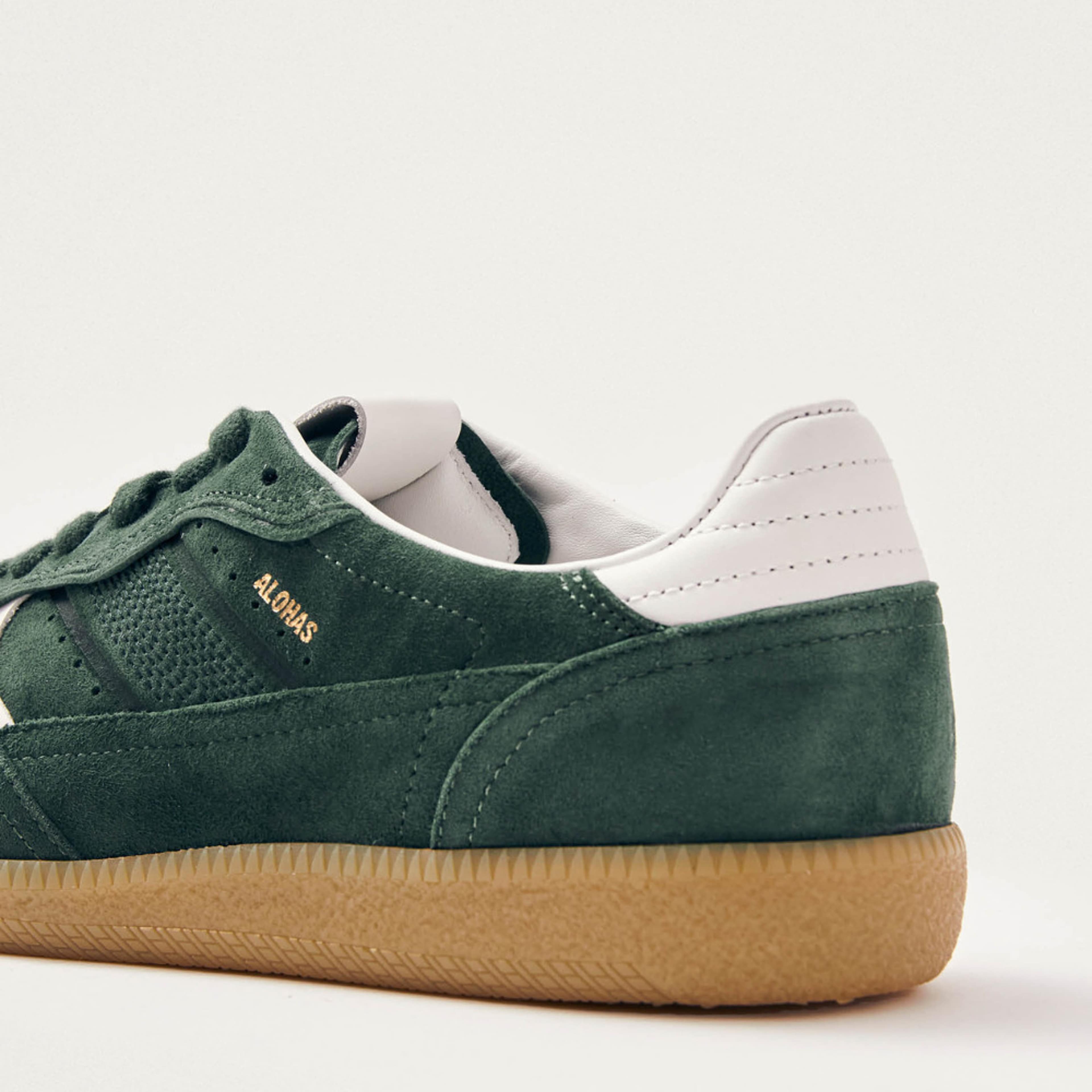 Tb.490 Rife Forest Green Leather Sneakers