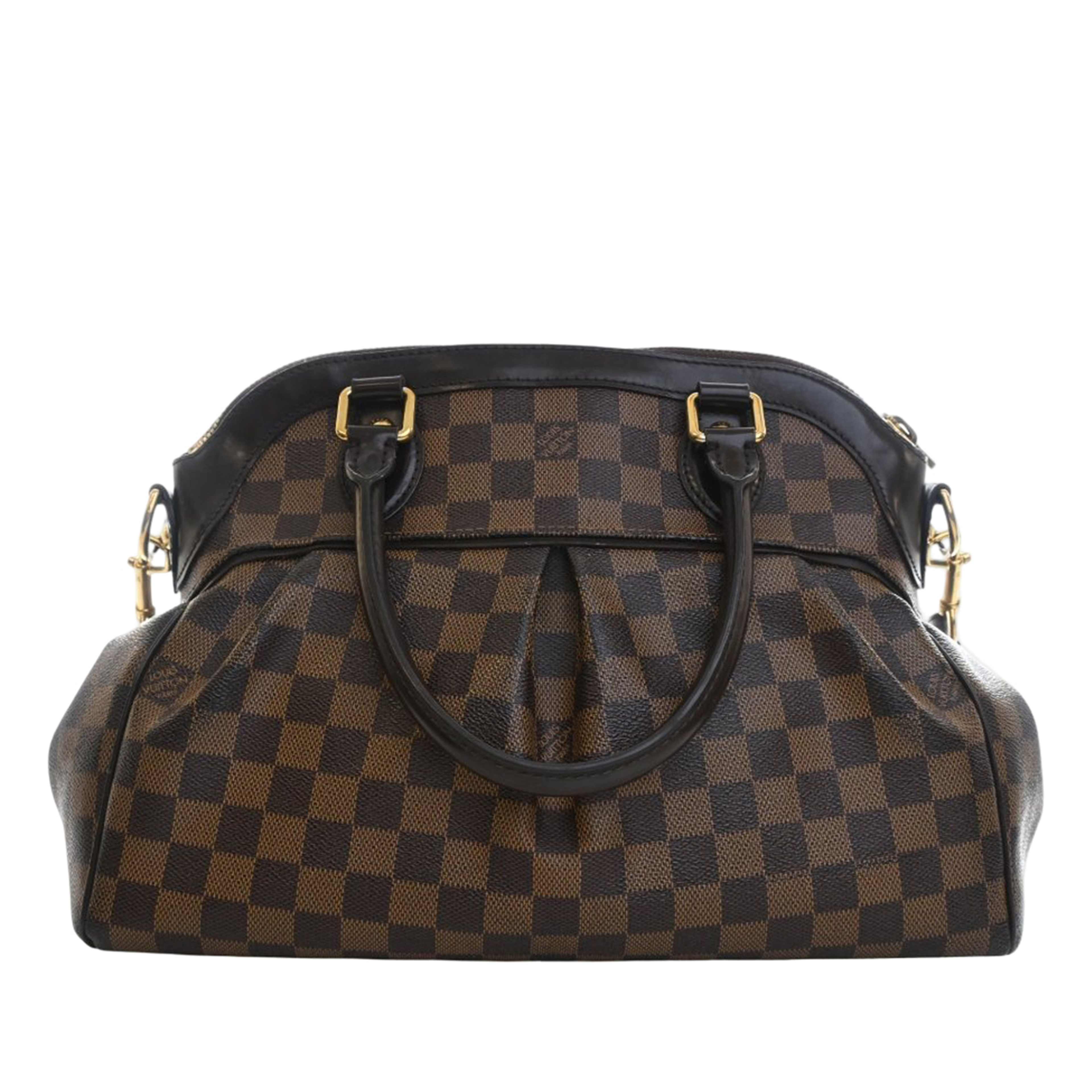 Louis Vuitton Damier Ebene Trevi Pm, från Luxclusif, i färgen brown. Klicka för att öppna bilden i stort format
