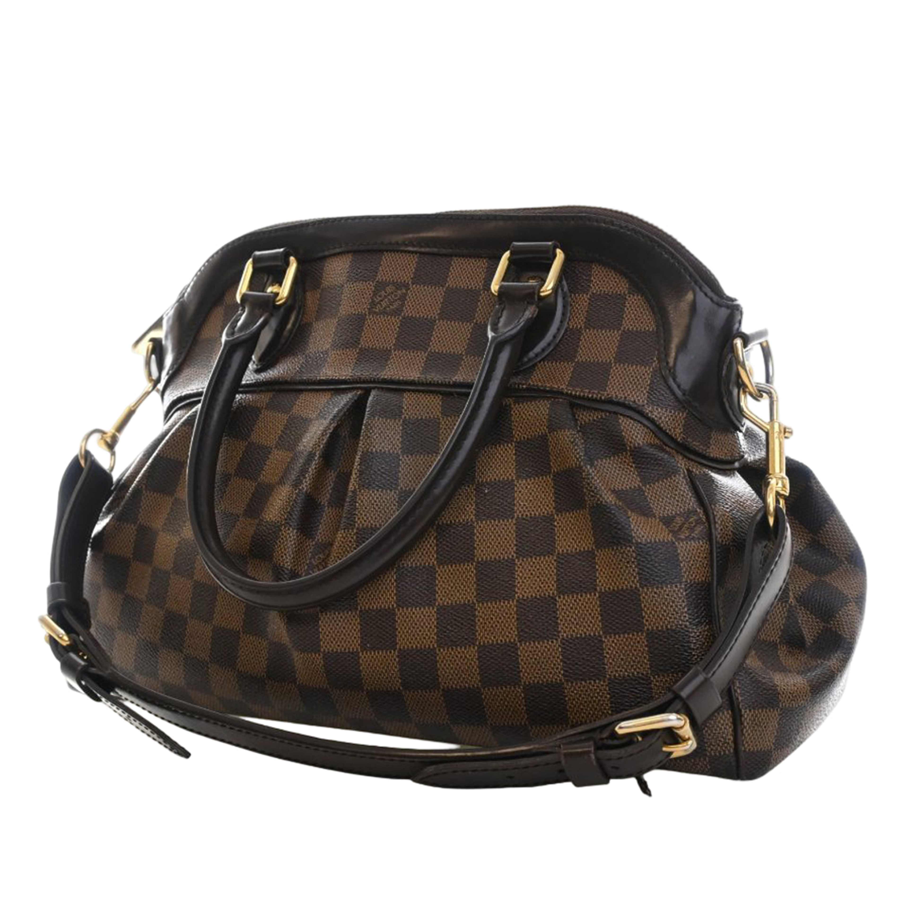 Louis Vuitton Damier Ebene Trevi Pm, från Luxclusif, i färgen brown. Klicka för att öppna bilden i stort format