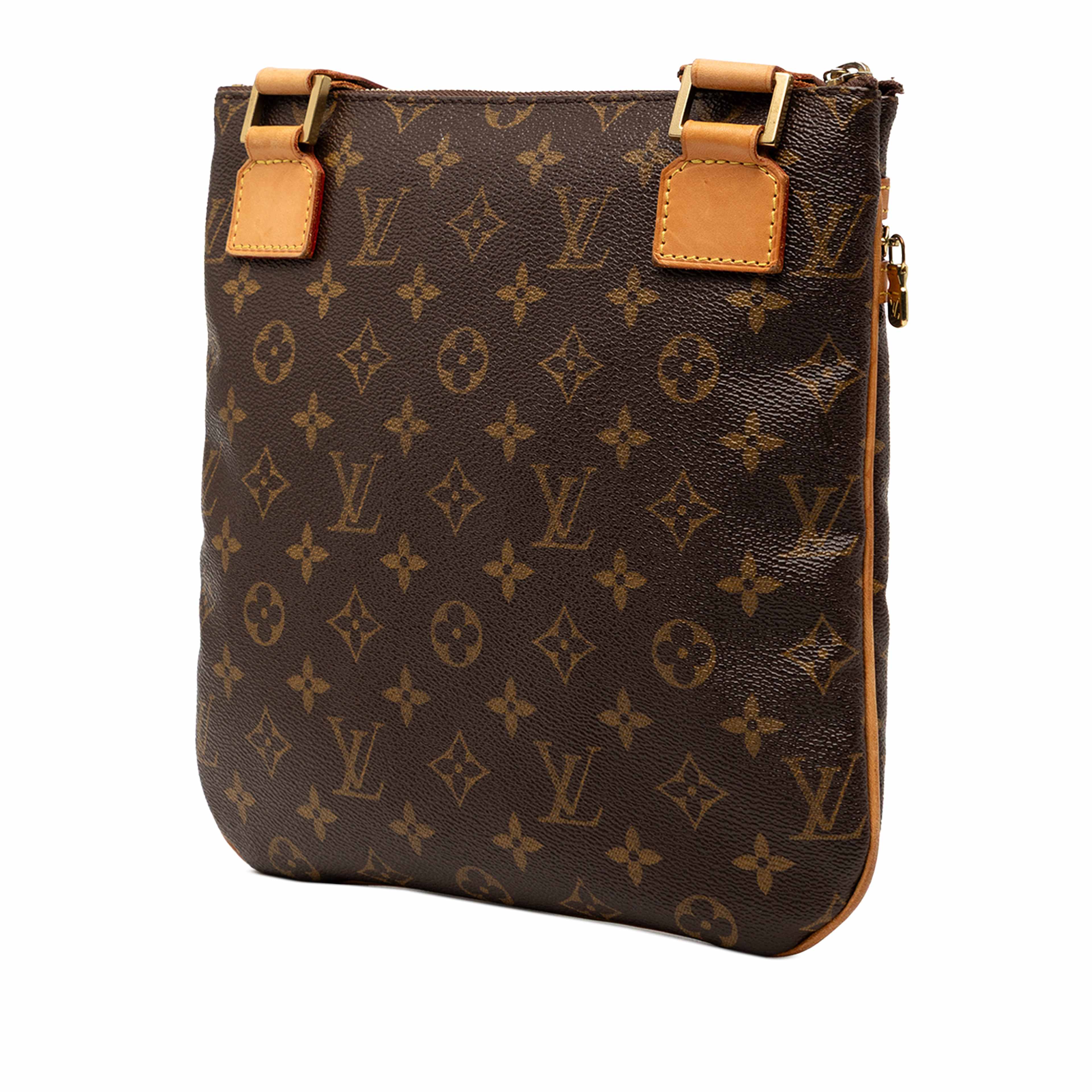 Louis Vuitton Monogram Bosphore Pochette, från Luxclusif, i färgen brown. Klicka för att öppna bilden i stort format