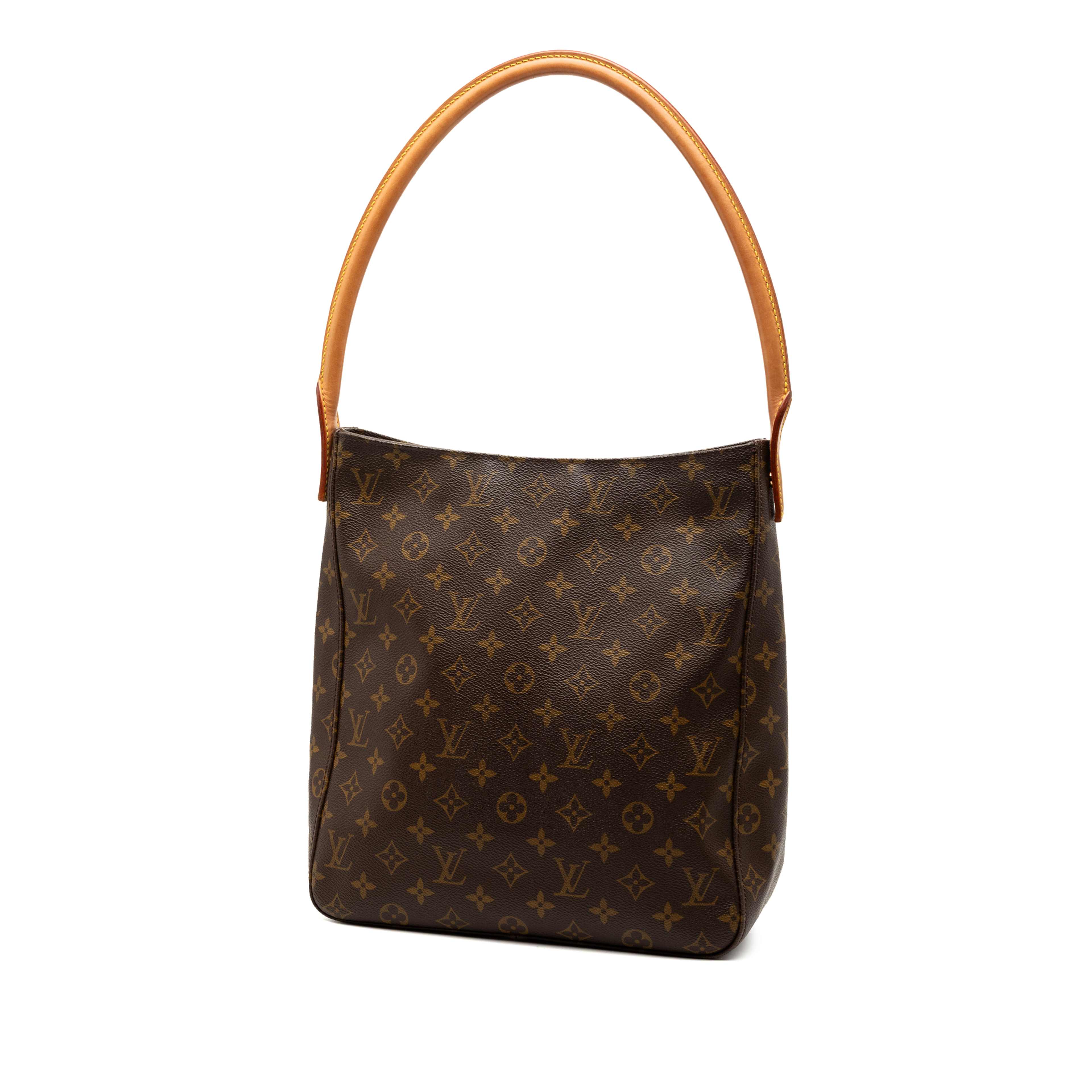 Louis Vuitton Monogram Looping Gm, från Luxclusif, i färgen brown. Klicka för att öppna bilden i stort format